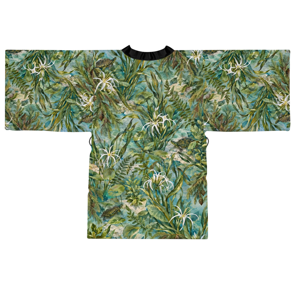 Springside Garden Long Sleeve Kimono Robe
