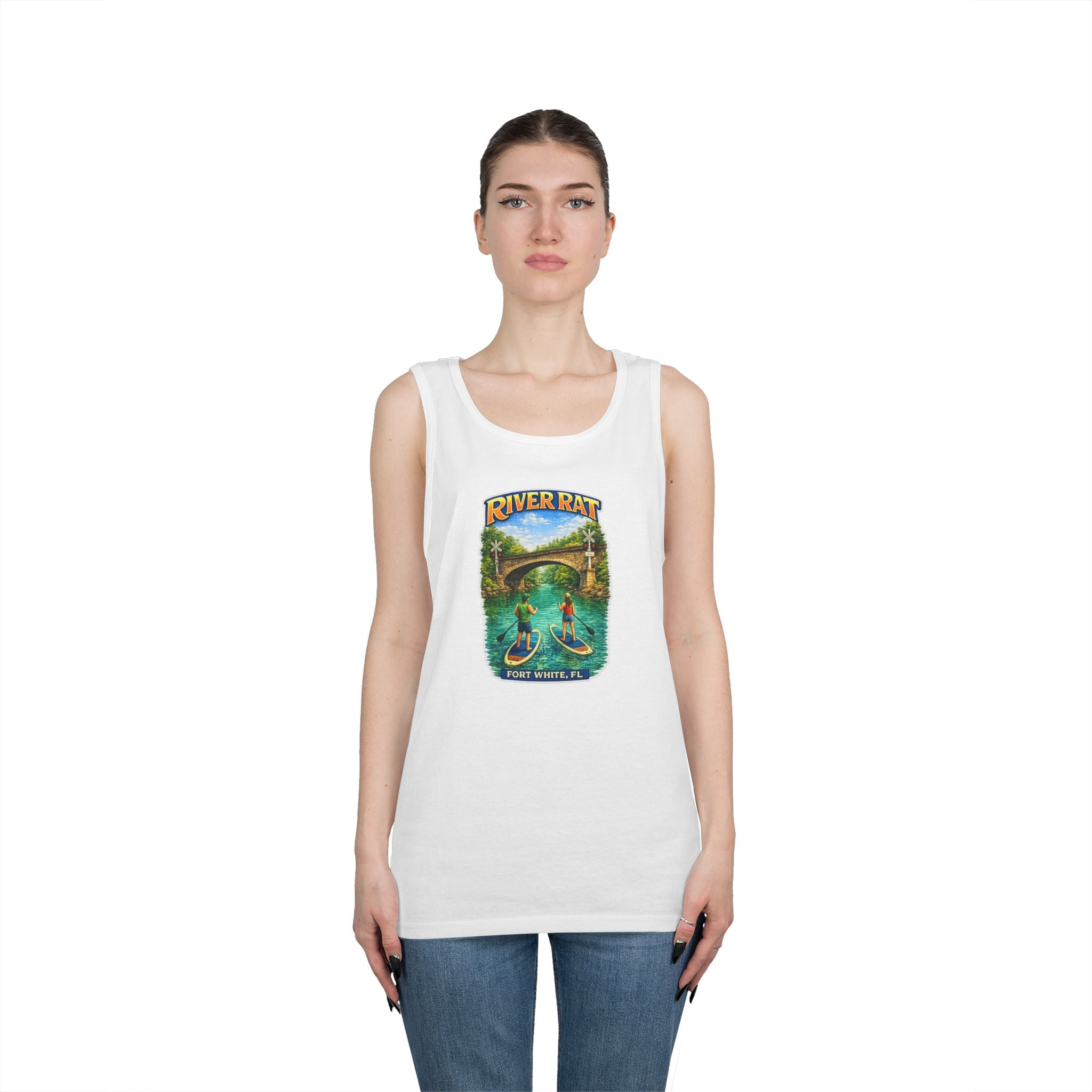 River Rat Tank Top — "The Shelley River Life"