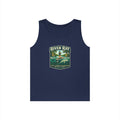 River Rat Kayak Tank Top — Vintage River Fishing Outdoor Graphic