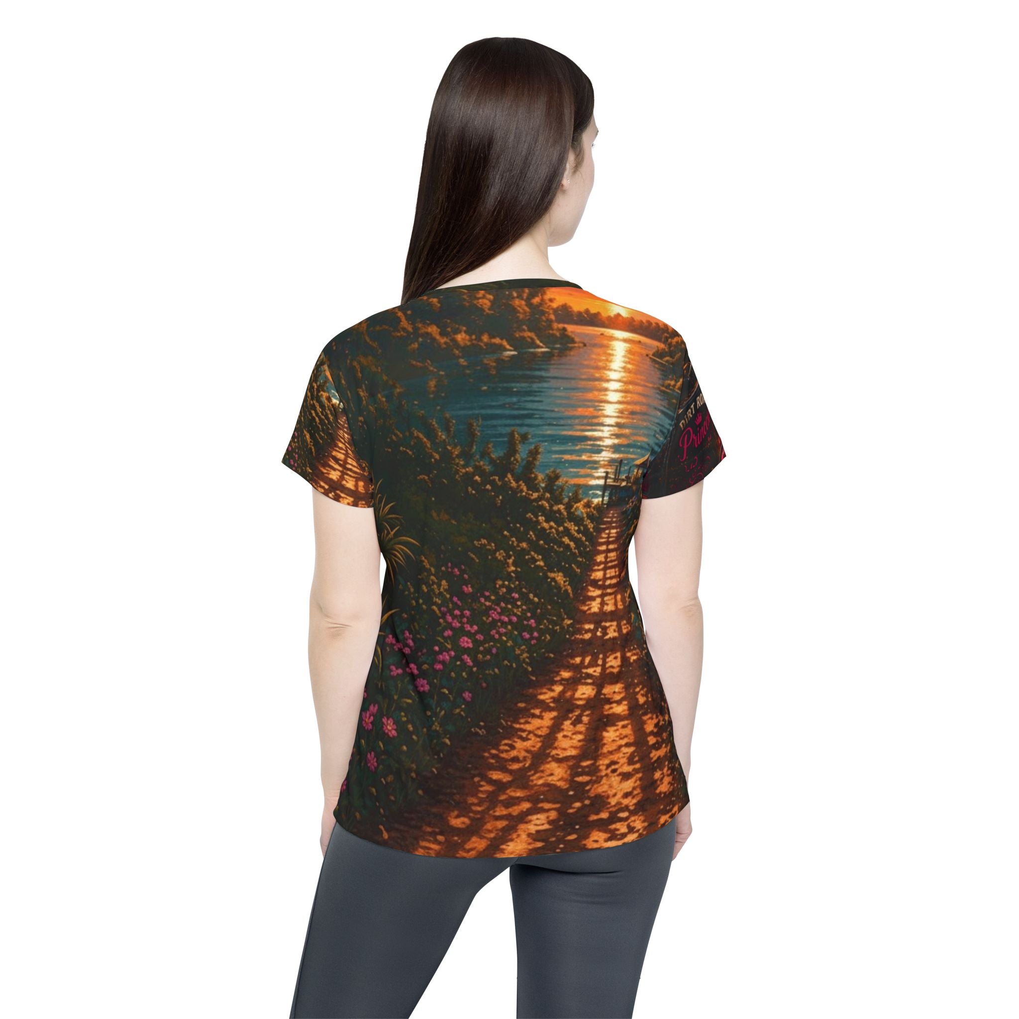 Dirt Road Princess — Fort White FL River Life All-Over Print Tee The Kellie