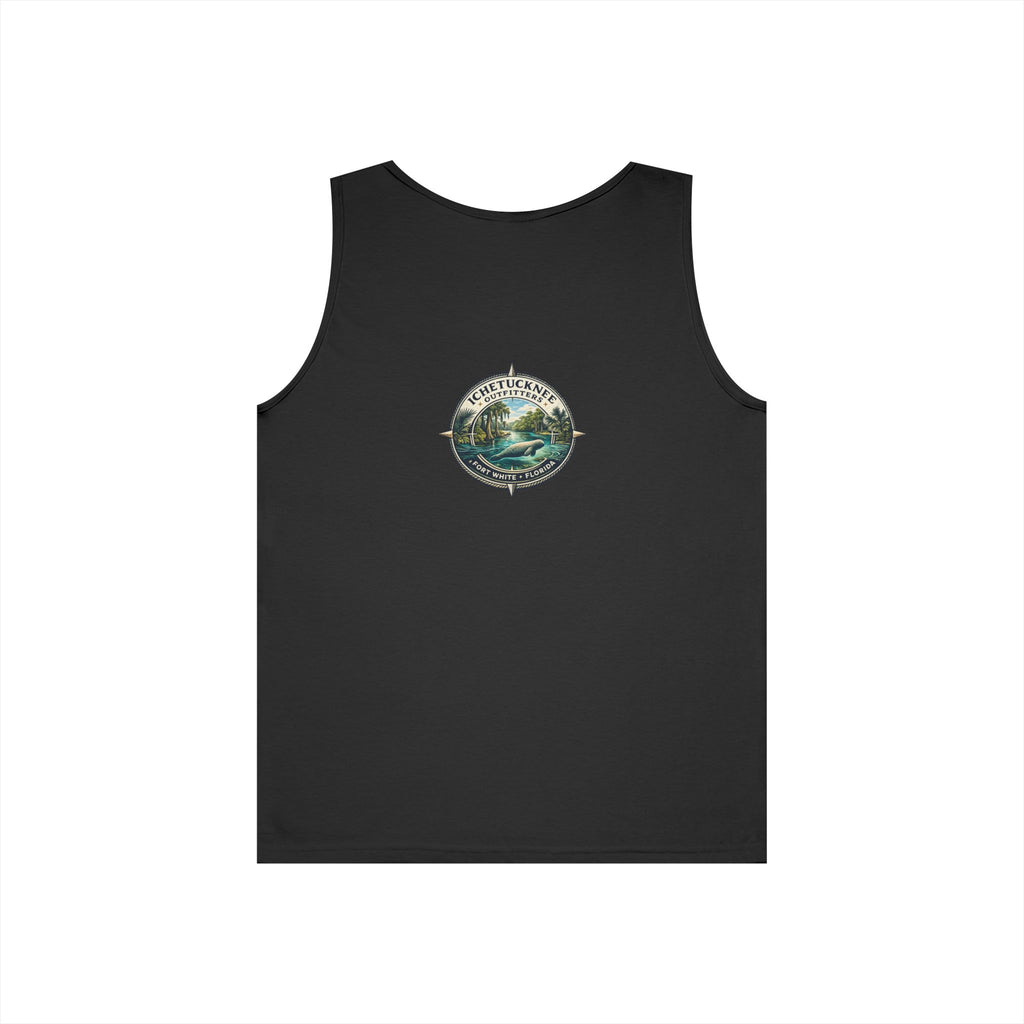 River Rat Kayak Tank Top — Vintage River Fishing Outdoor Graphic