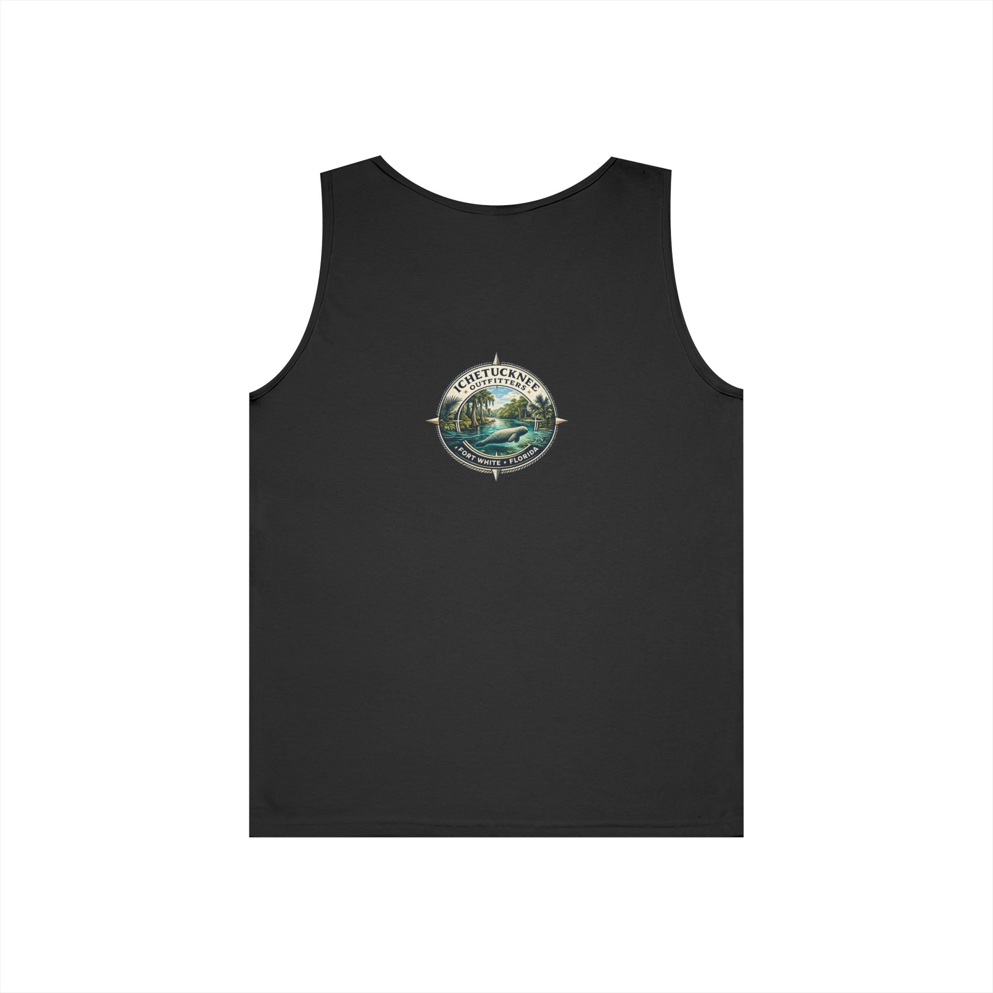 River Rat Kayak Tank Top — Vintage River Fishing Outdoor Graphic