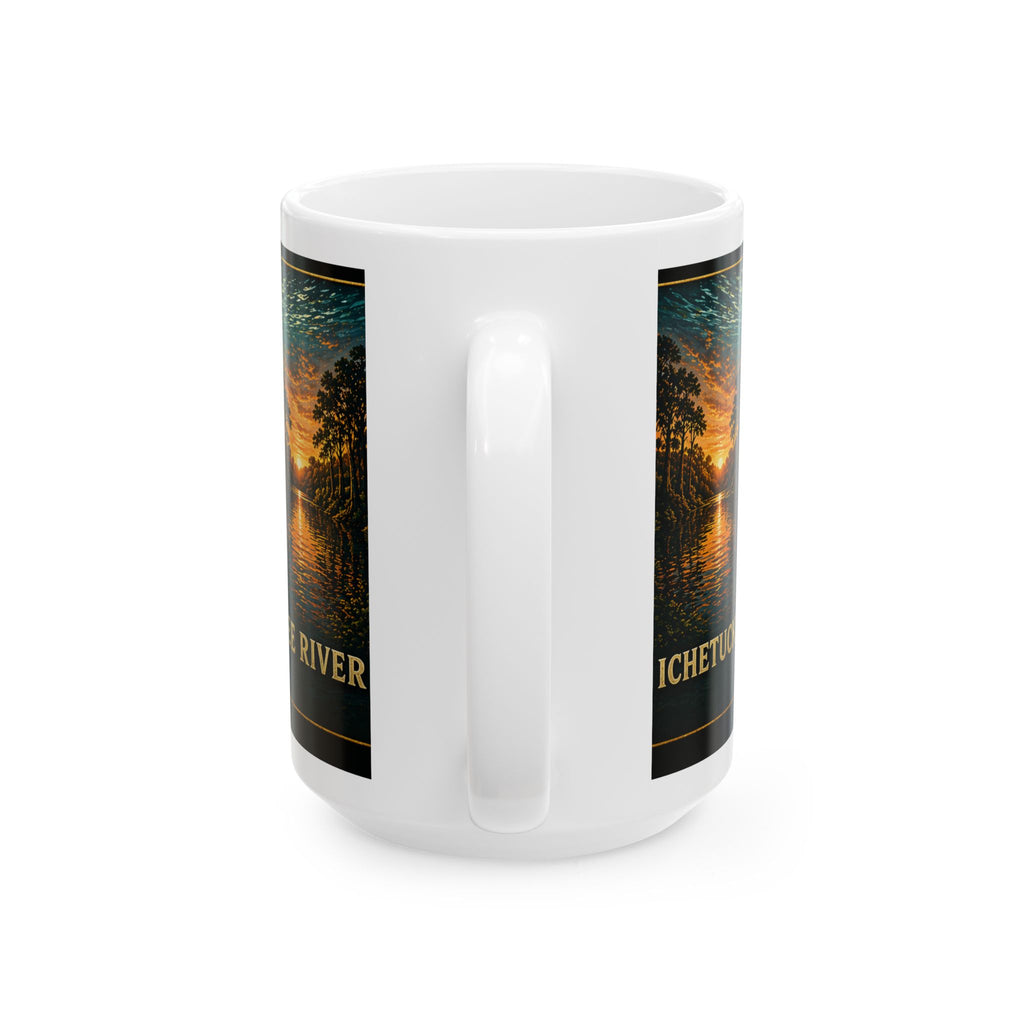 River Life Ceramic Mug — Manatee/ Golden Springs River Design (11oz & 15oz)