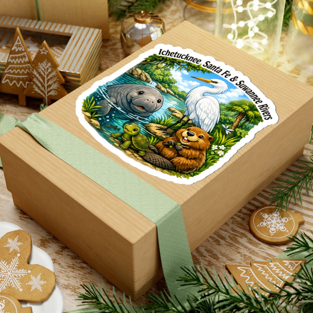 Suwannee Rivers Wildlife Sticker — Cutest River Rats Ichetucknee • Santa Fe & Suwannee Rivers Kiss-Cut