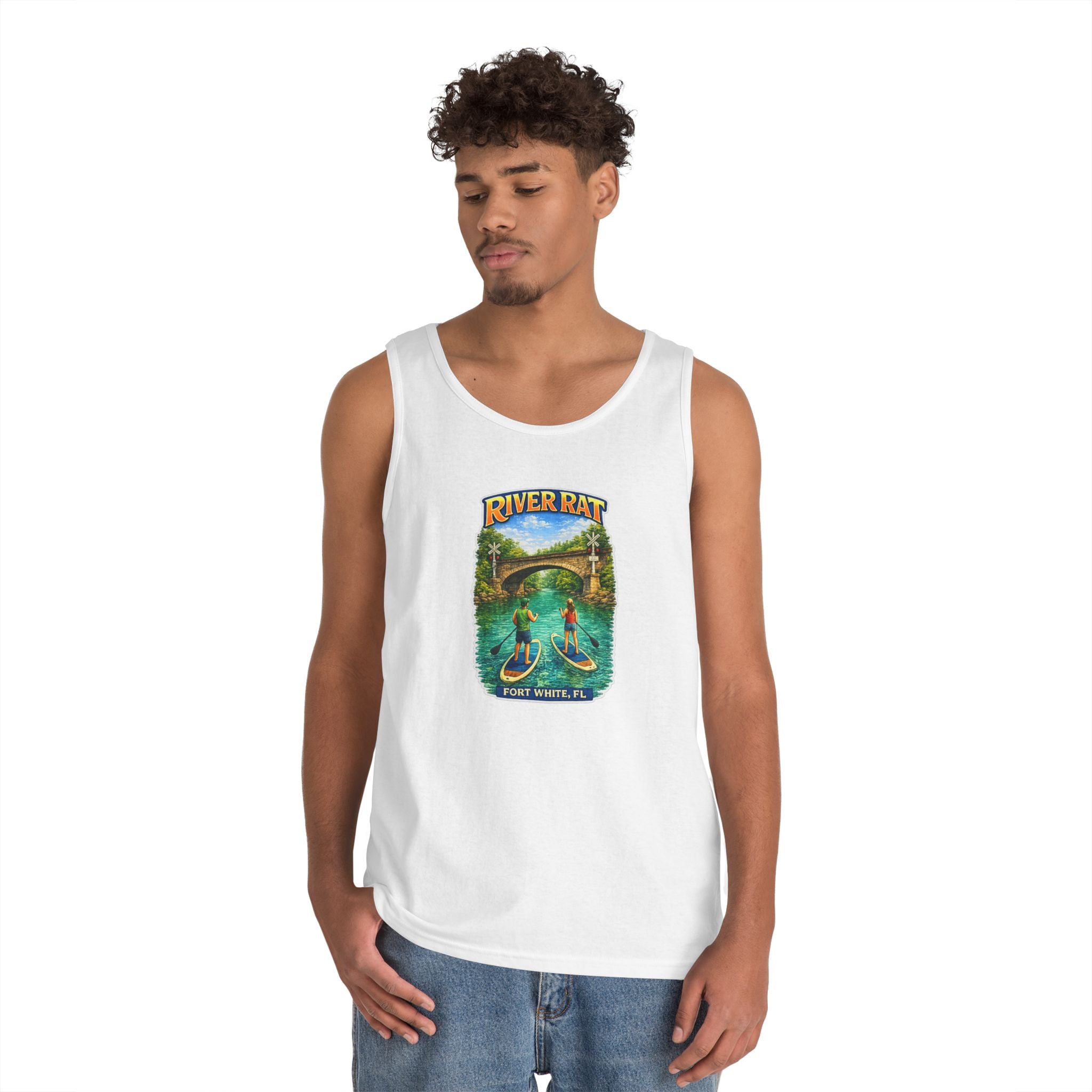 River Rat Tank Top — "The Shelley River Life"