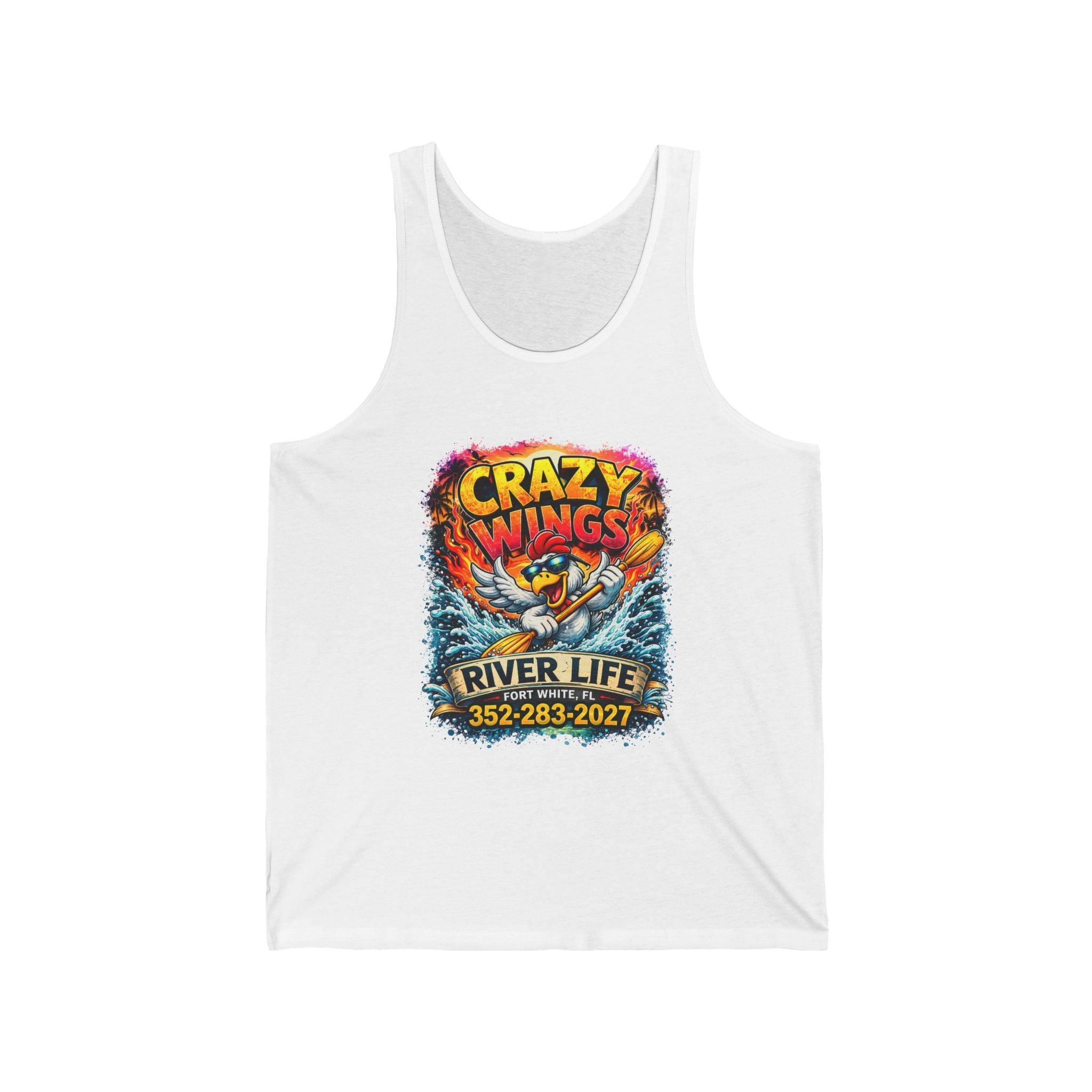 The Cheri | Crazy Wings x River Life Ladies Tank – Fort White FL Springs Vibe |