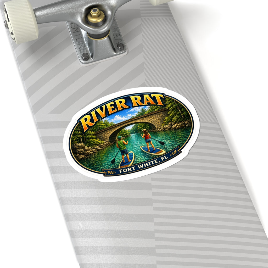 River Rat Old Trestle Paddleboard Sticker – Fort White, Florida