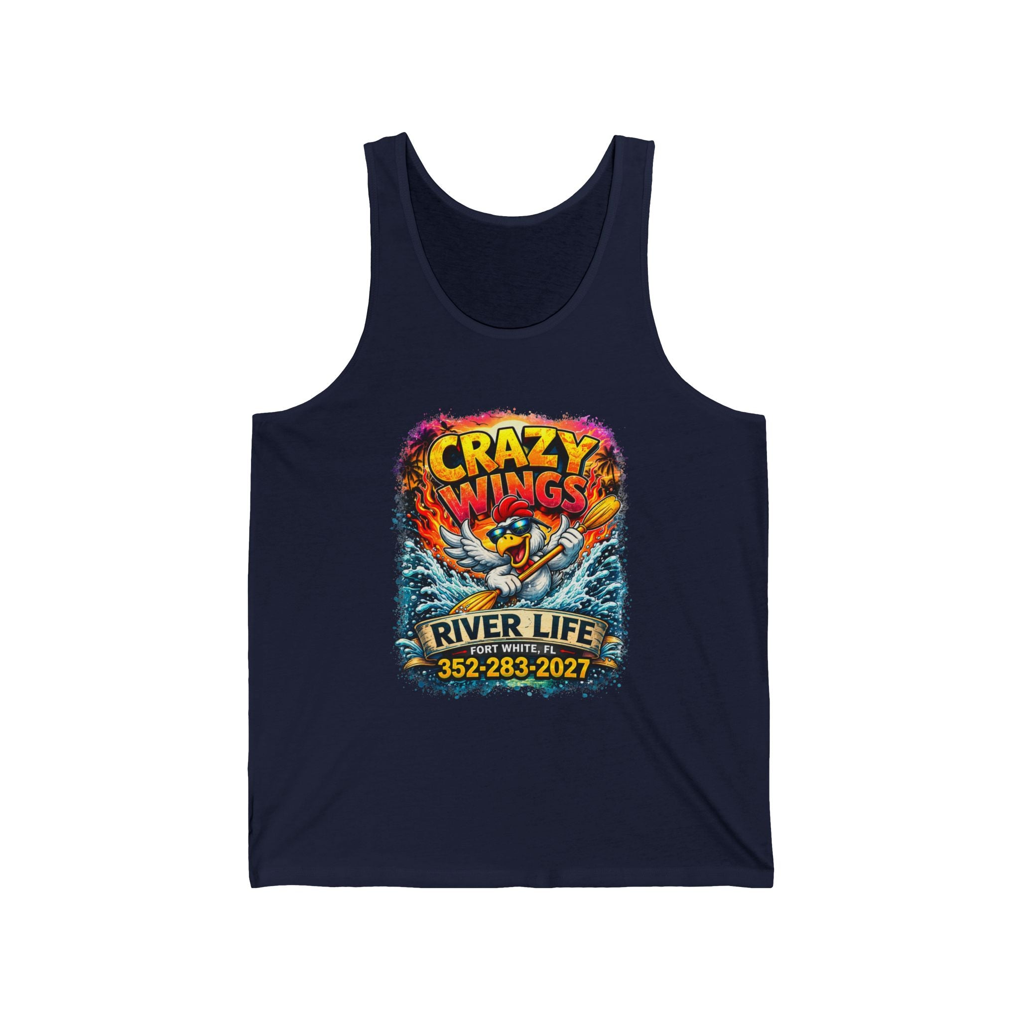 The Cheri | Crazy Wings x River Life Ladies Tank – Fort White FL Springs Vibe |