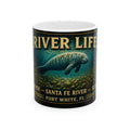 River Life Ceramic Mug — Manatee/ Golden Springs River Design (11oz & 15oz)