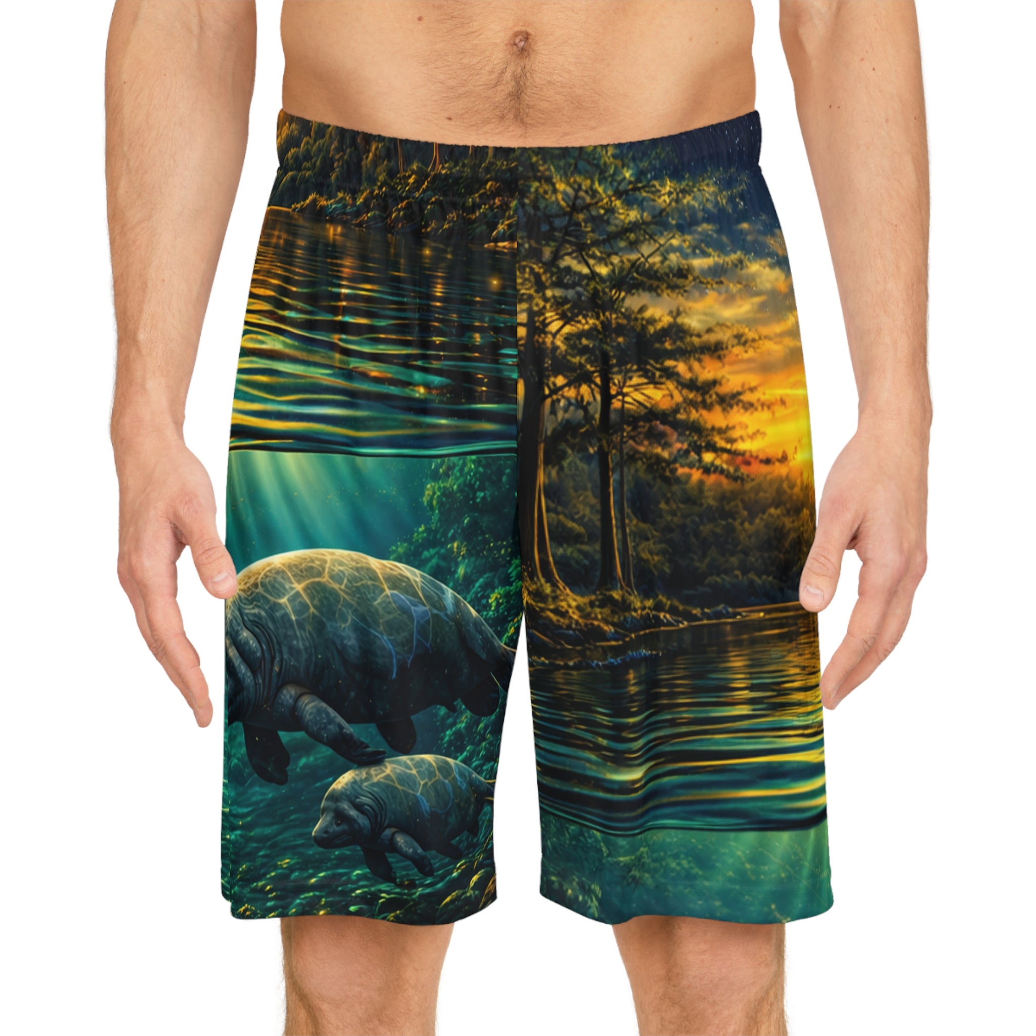 Golden Springs River Life Set – AOP Shorts | Fort White, FL