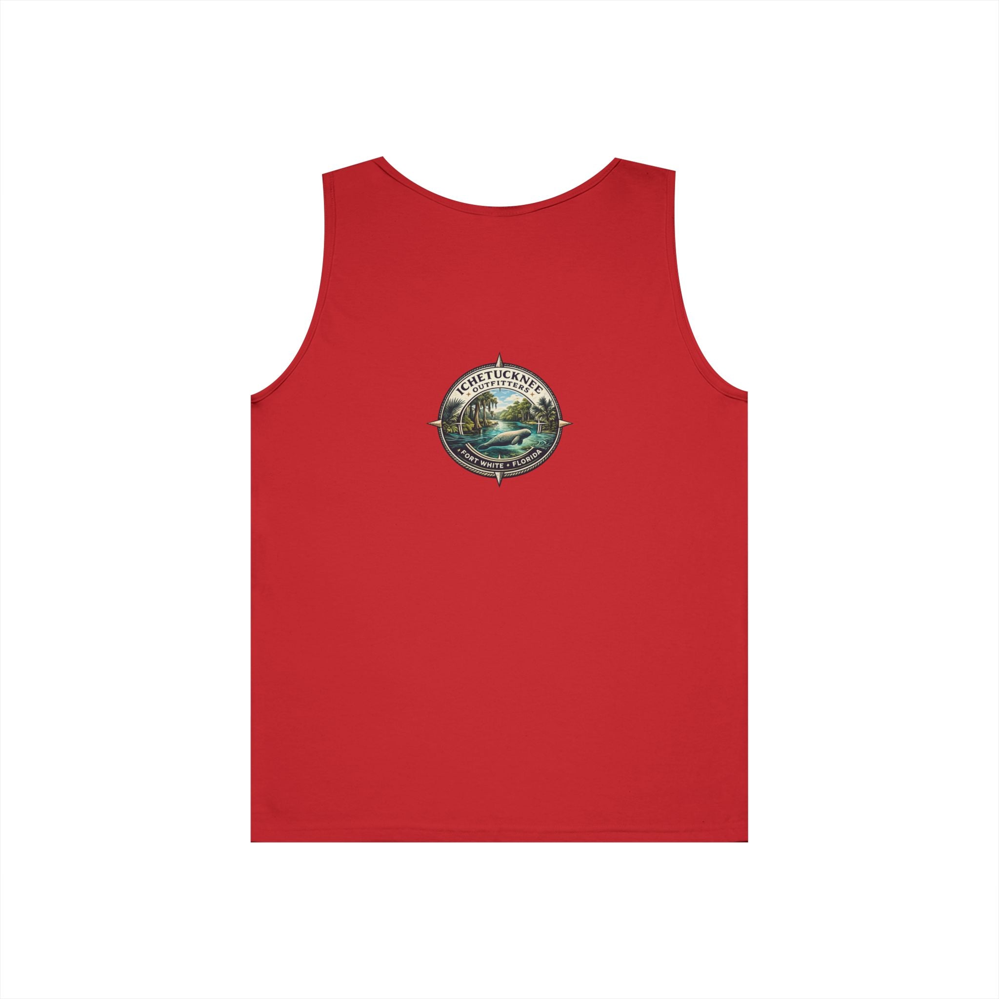 River Rat Kayak Tank Top — Vintage River Fishing Outdoor Graphic