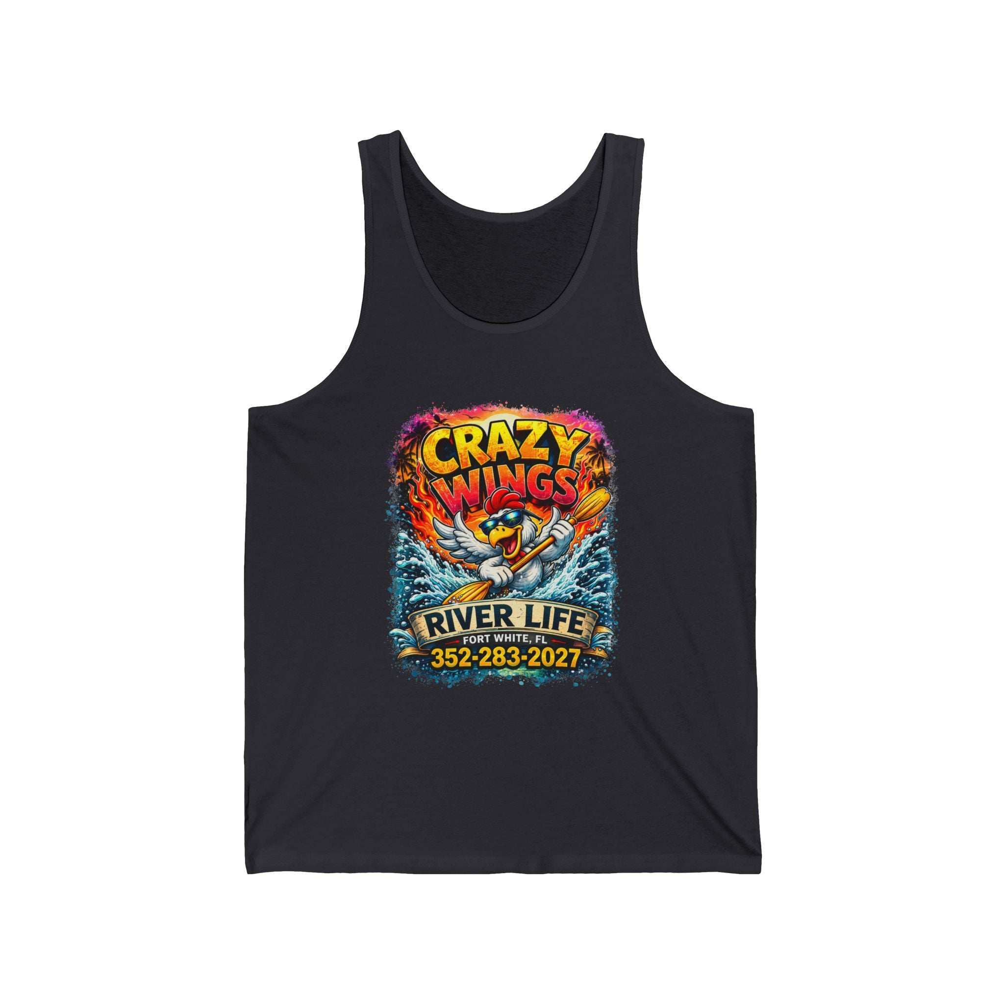 The Cheri | Crazy Wings x River Life Ladies Tank – Fort White FL Springs Vibe |