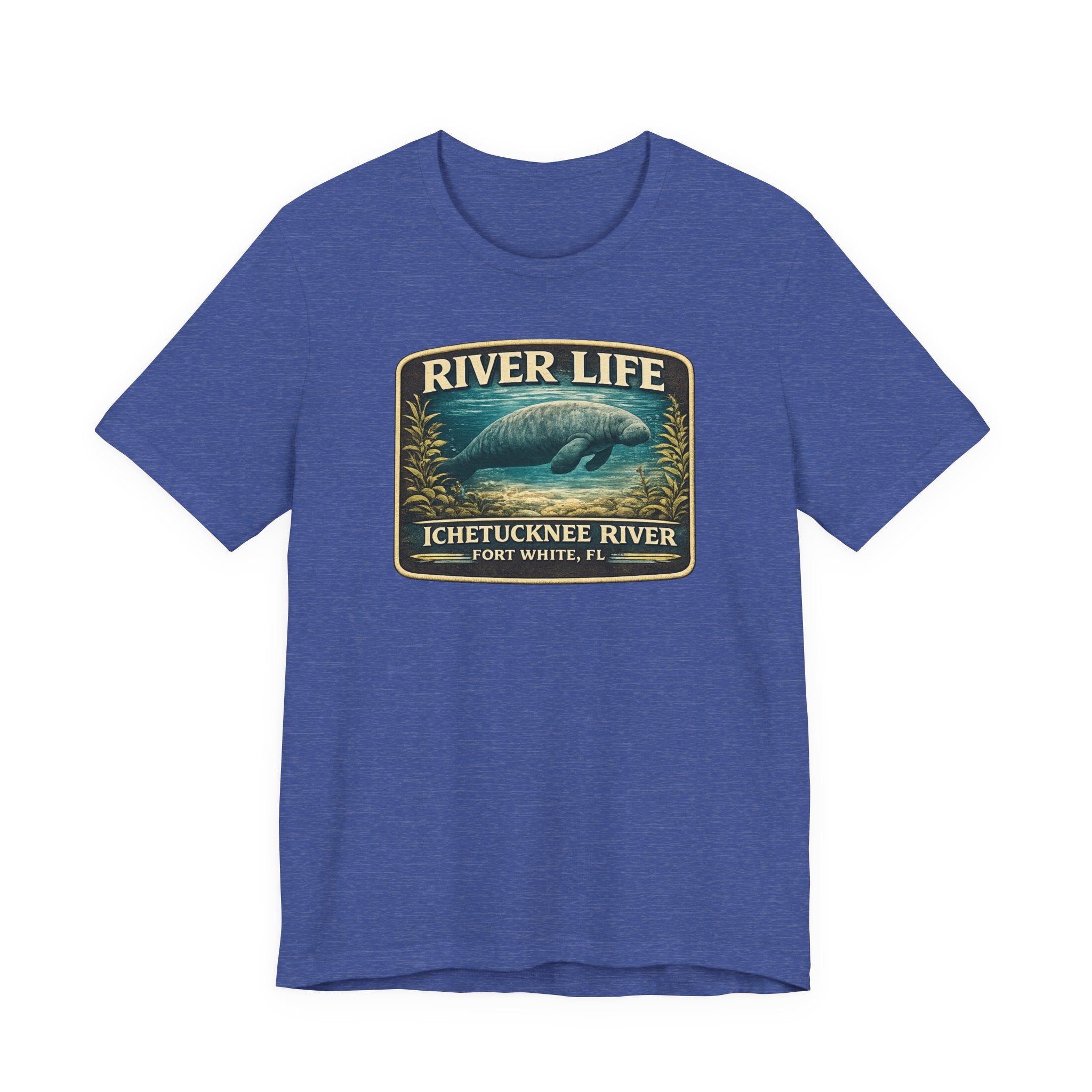 River Life Manatee T-Shirt — Ichetucknee River, Fort White FL