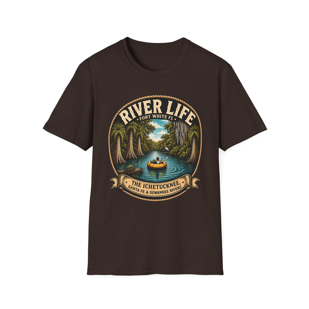 River Life Fort White Mens T-Shirt — The Keene