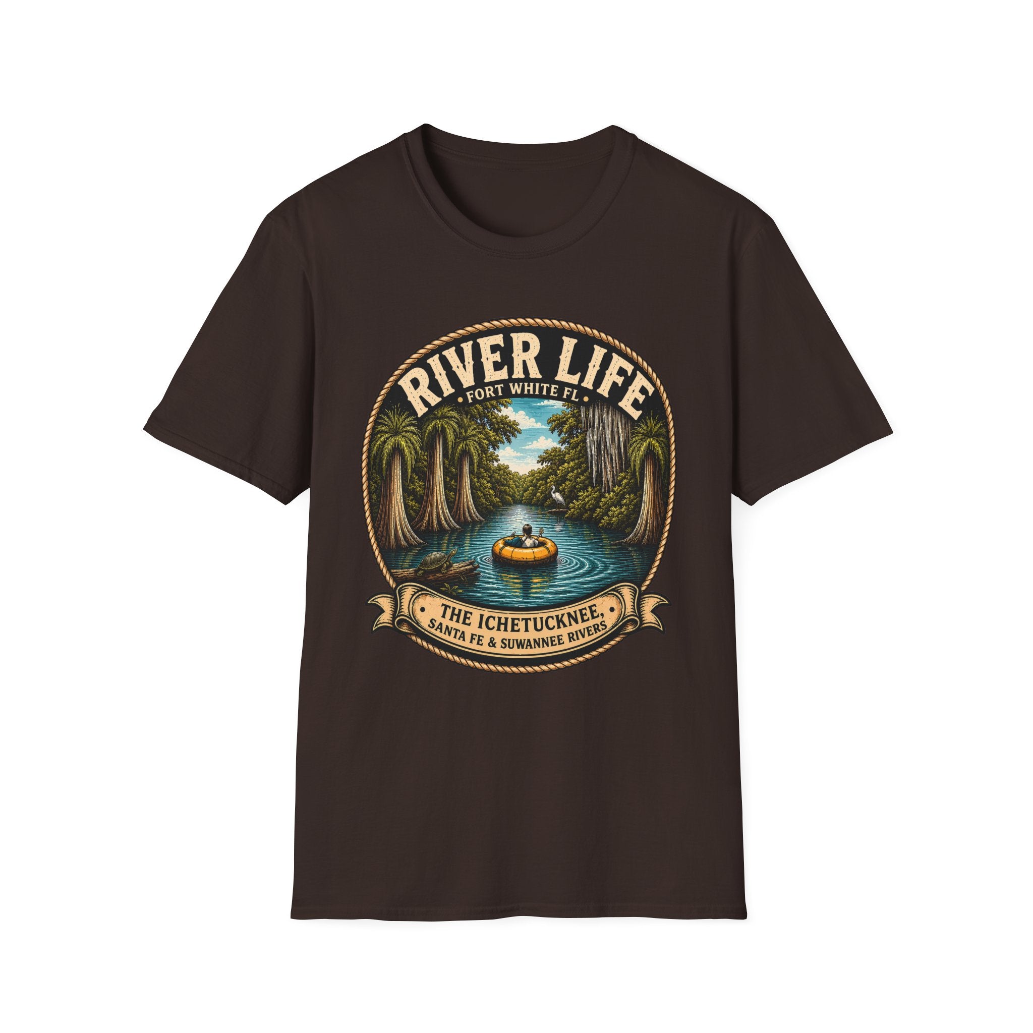 River Life Fort White Mens T-Shirt — The Keene