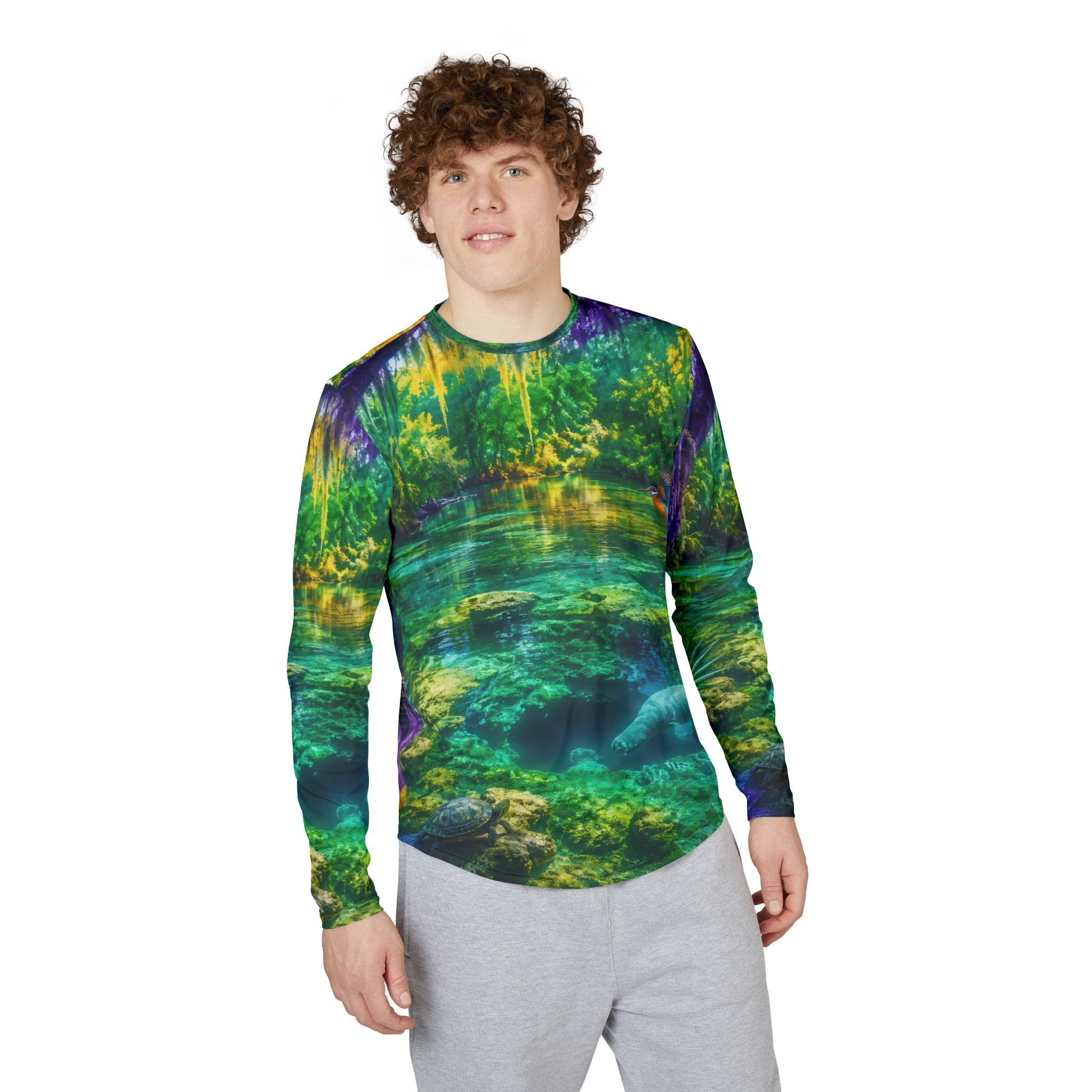 River Life — Springs of North Florida | Men's UV Protection Long Sleeve Shirt