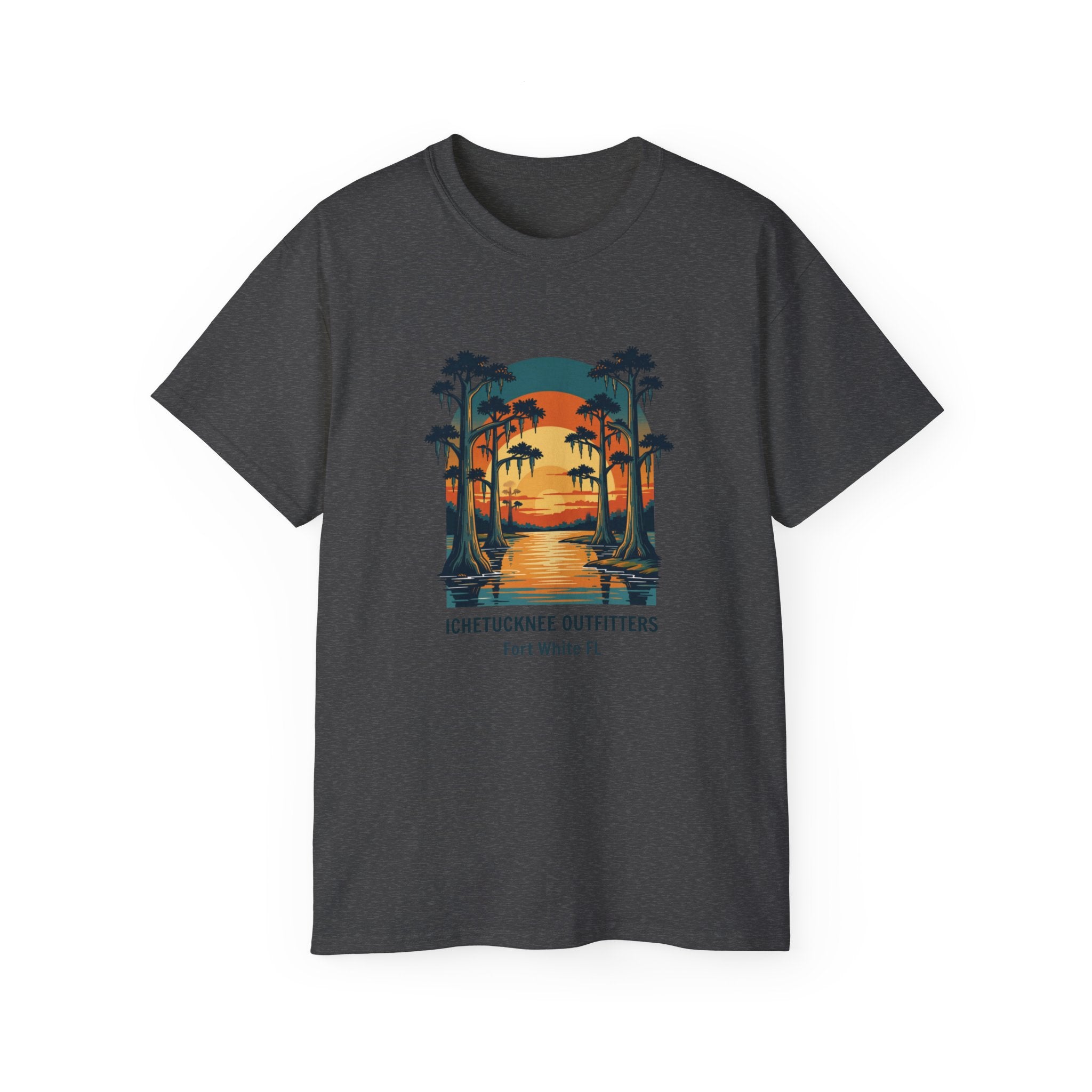 River Sunset Tee — Cypress & Springs Graphic | Fort White, FL