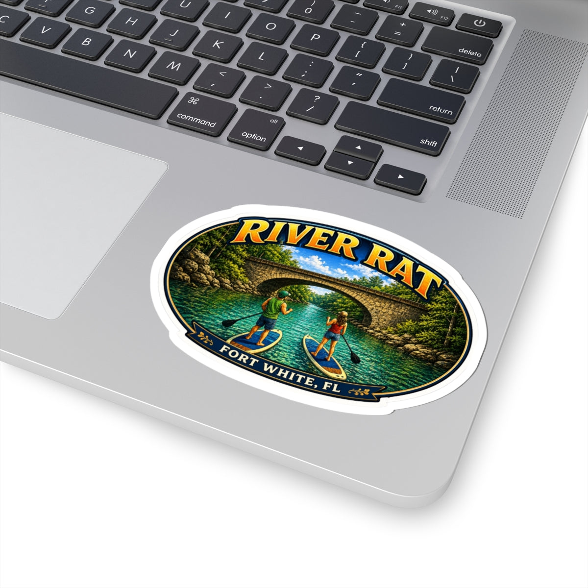 River Rat Old Trestle Paddleboard Sticker – Fort White, Florida