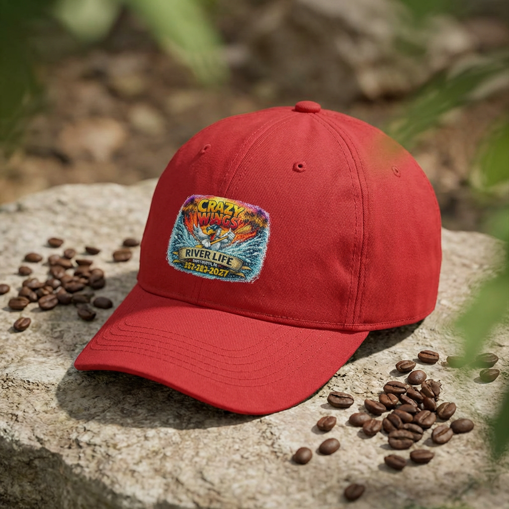 Crazy Wings River Life Dad Hat – Vintage Surf Boating Cap