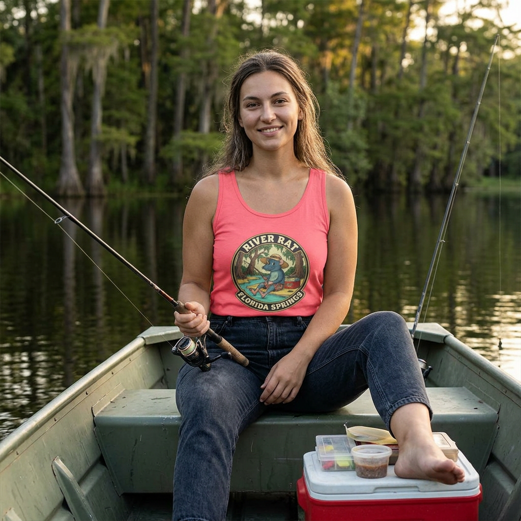 River Rat Fort White FL Fishing Tank Top