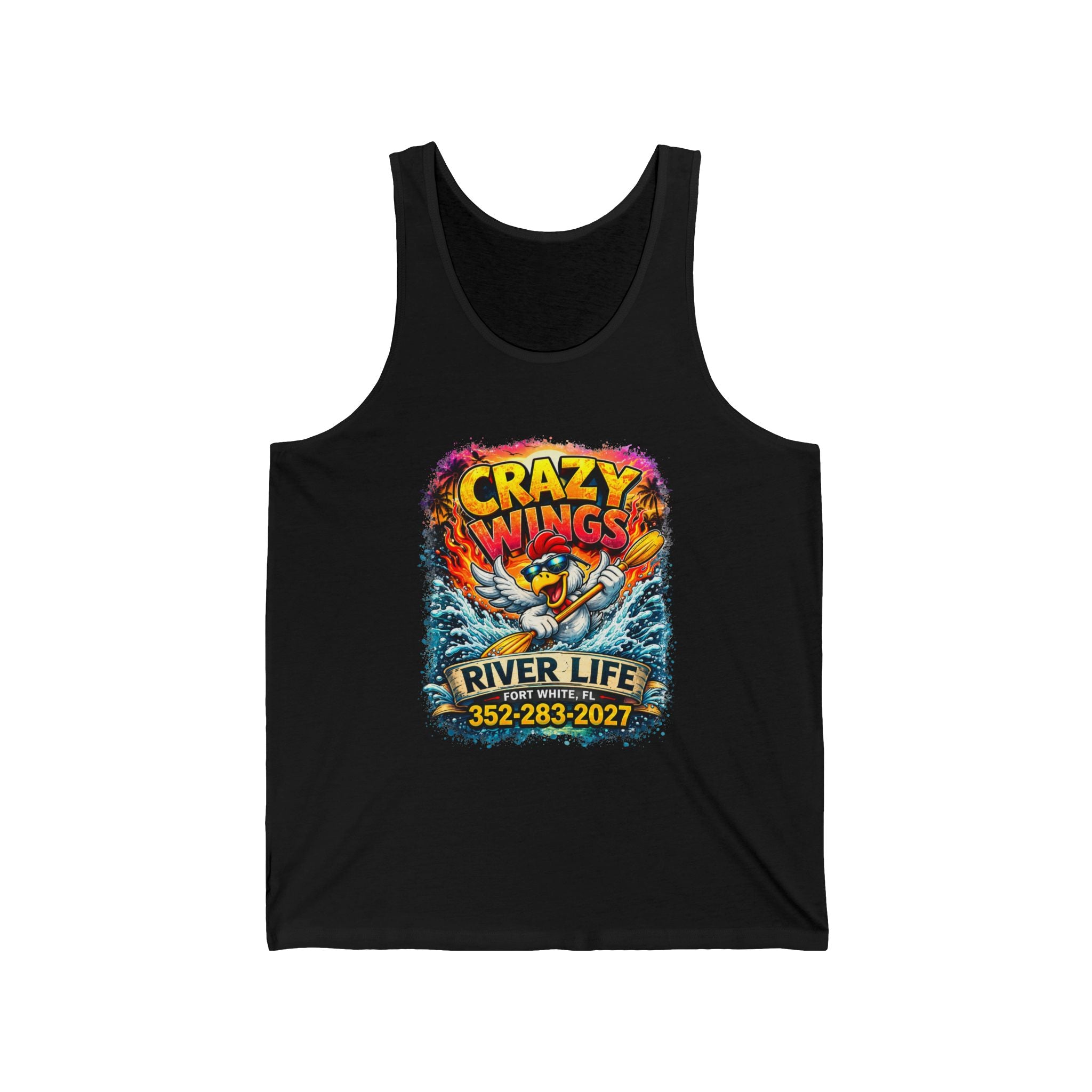 The Cheri | Crazy Wings x River Life Ladies Tank – Fort White FL Springs Vibe |