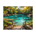 Ichetucknee River Jigsaw Puzzle with Tin — Scenic Nature Puzzle for Adults & Families