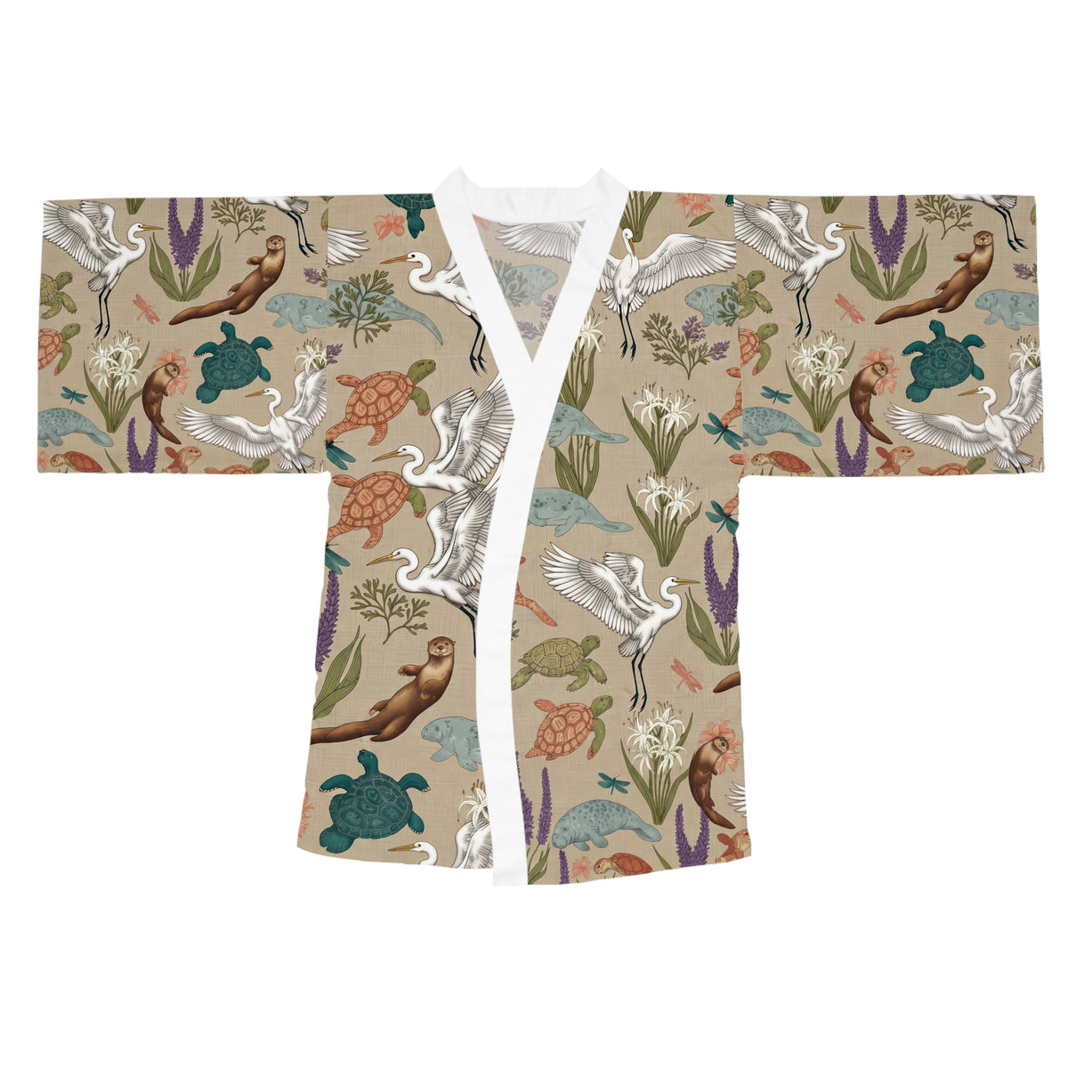River House Coffee Time — All-Over-Print Relaxed Wrap