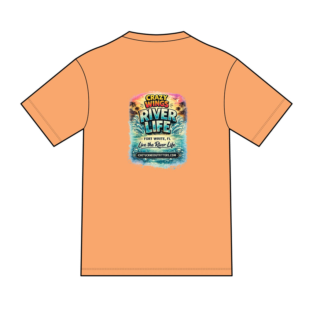 The Owen – Crazy Wings x River Life Men’s T-Shirt | Fort White FL Springs Edition