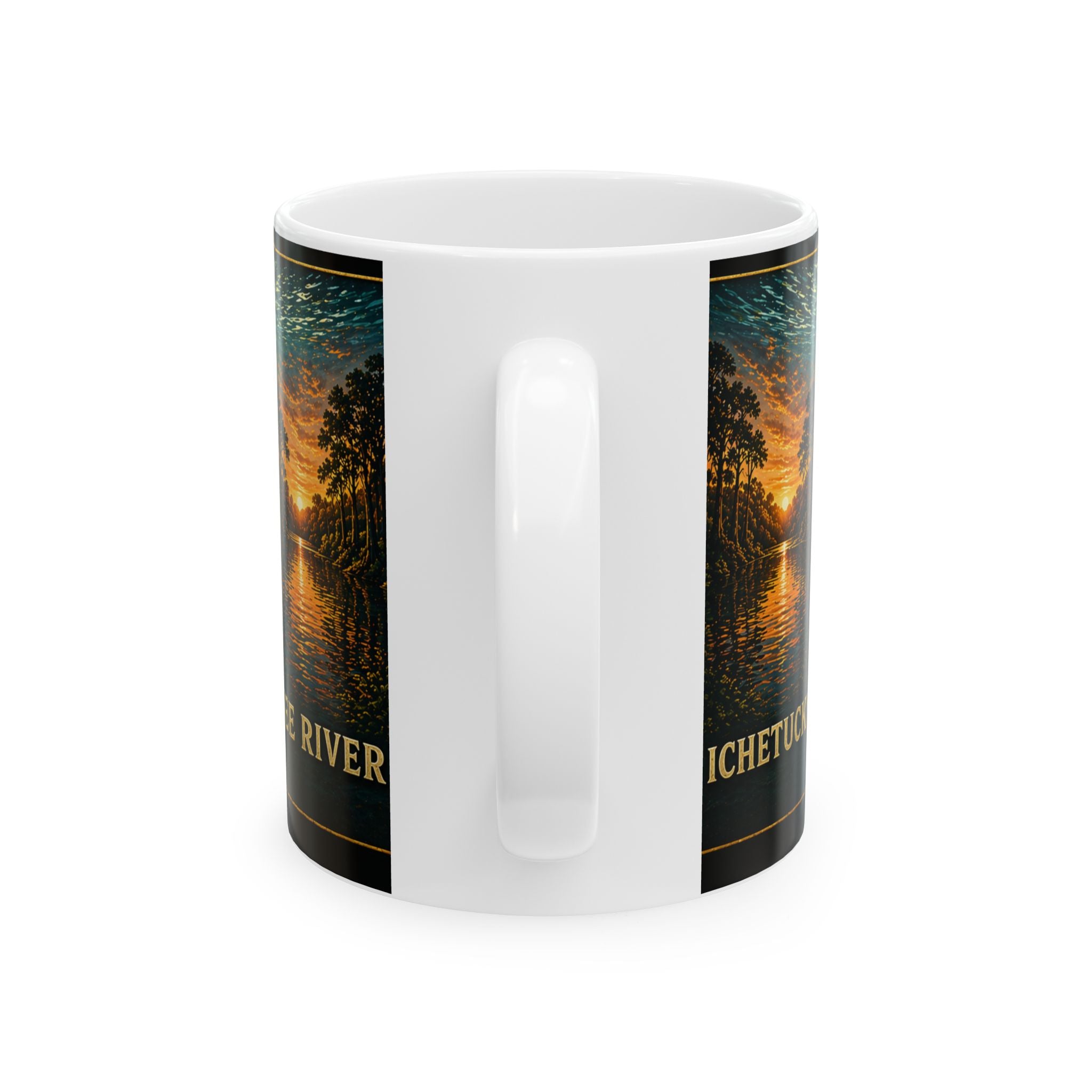 River Life Ceramic Mug — Manatee/ Golden Springs River Design (11oz & 15oz)