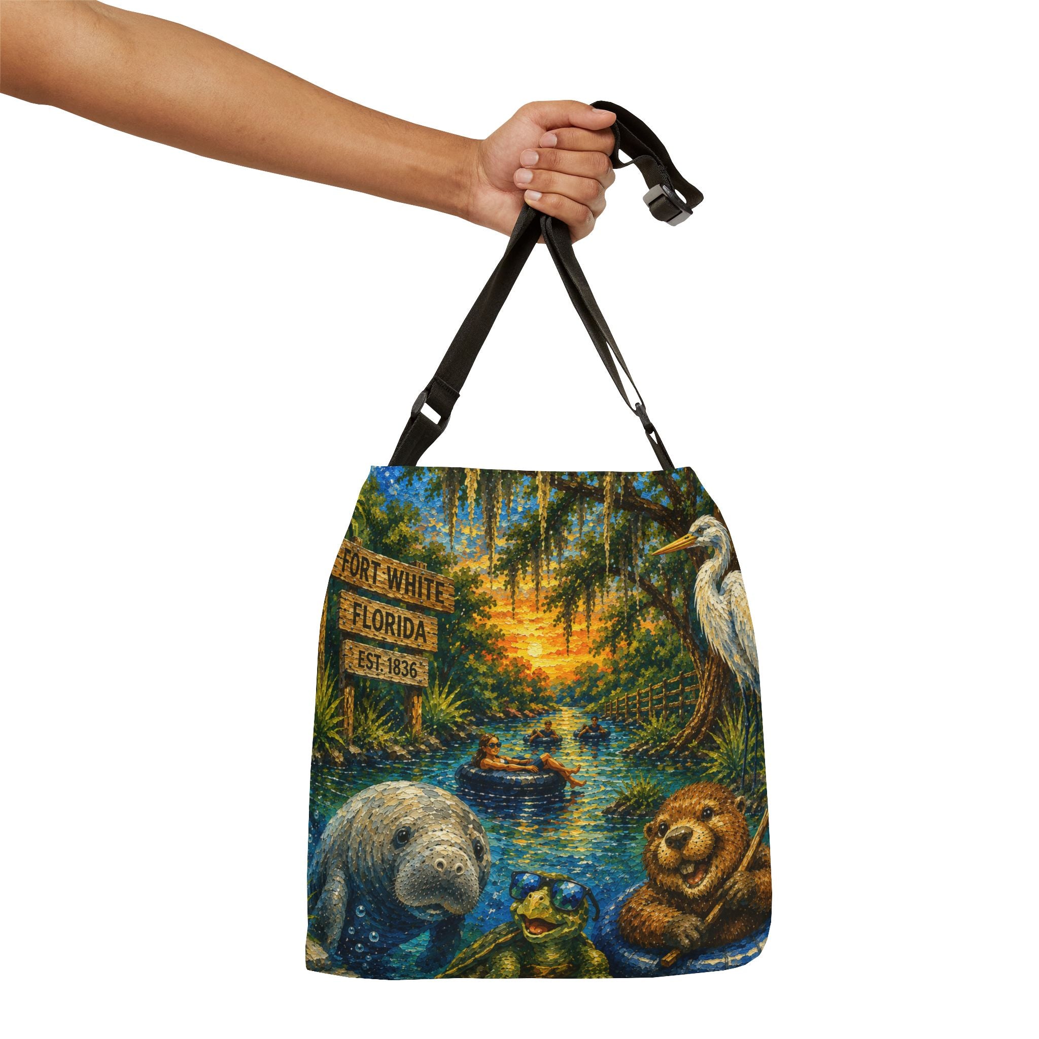 River Rat Gang – All-Over Print Tote Bag | Fort White, Florida