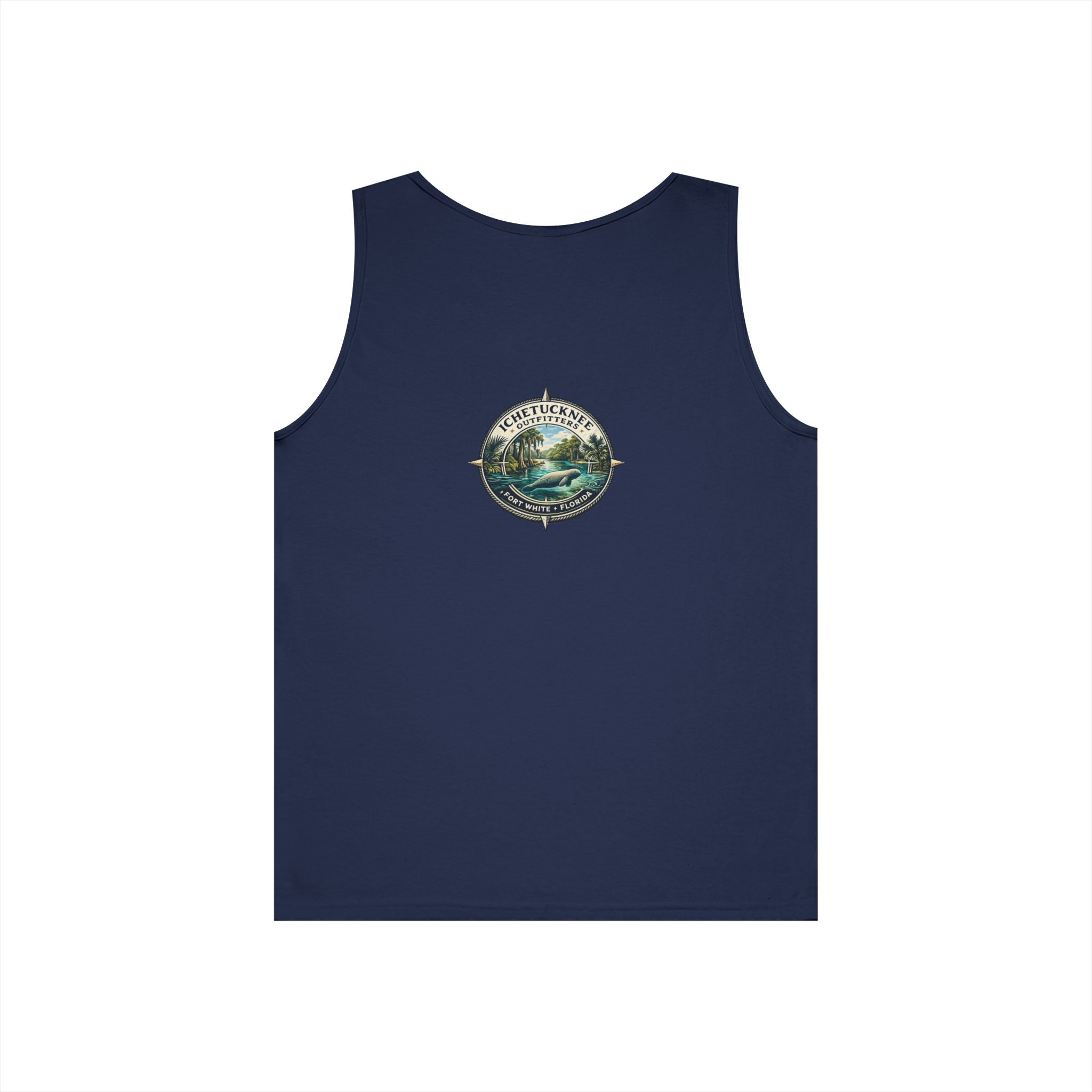 River Rat Kayak Tank Top — Vintage River Fishing Outdoor Graphic
