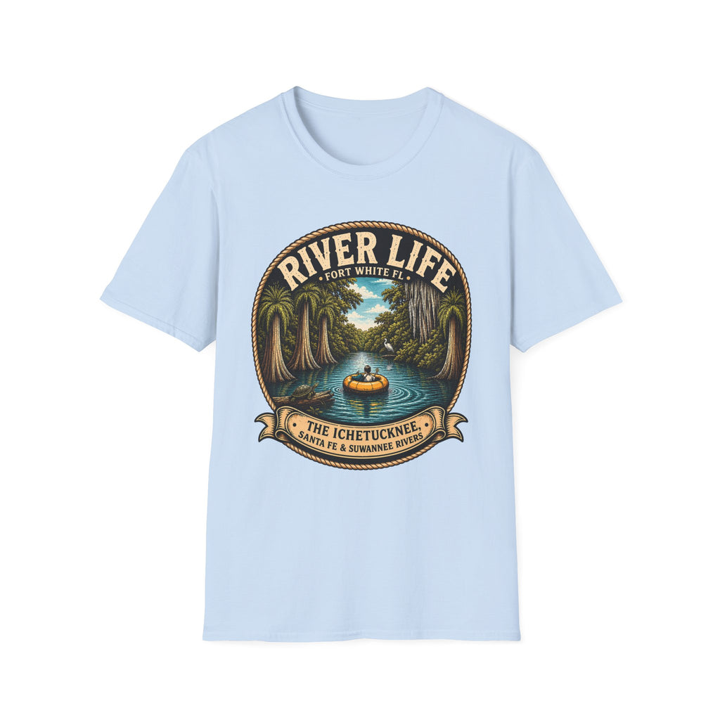 River Life Fort White Mens T-Shirt — The Keene