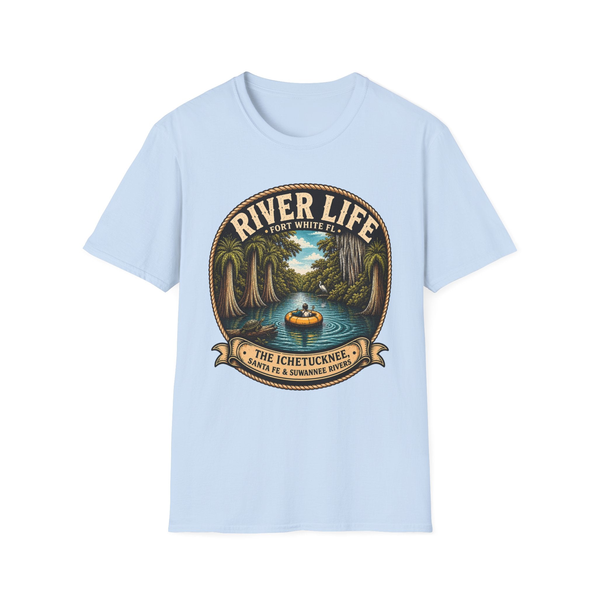 River Life Fort White Mens T-Shirt — The Keene