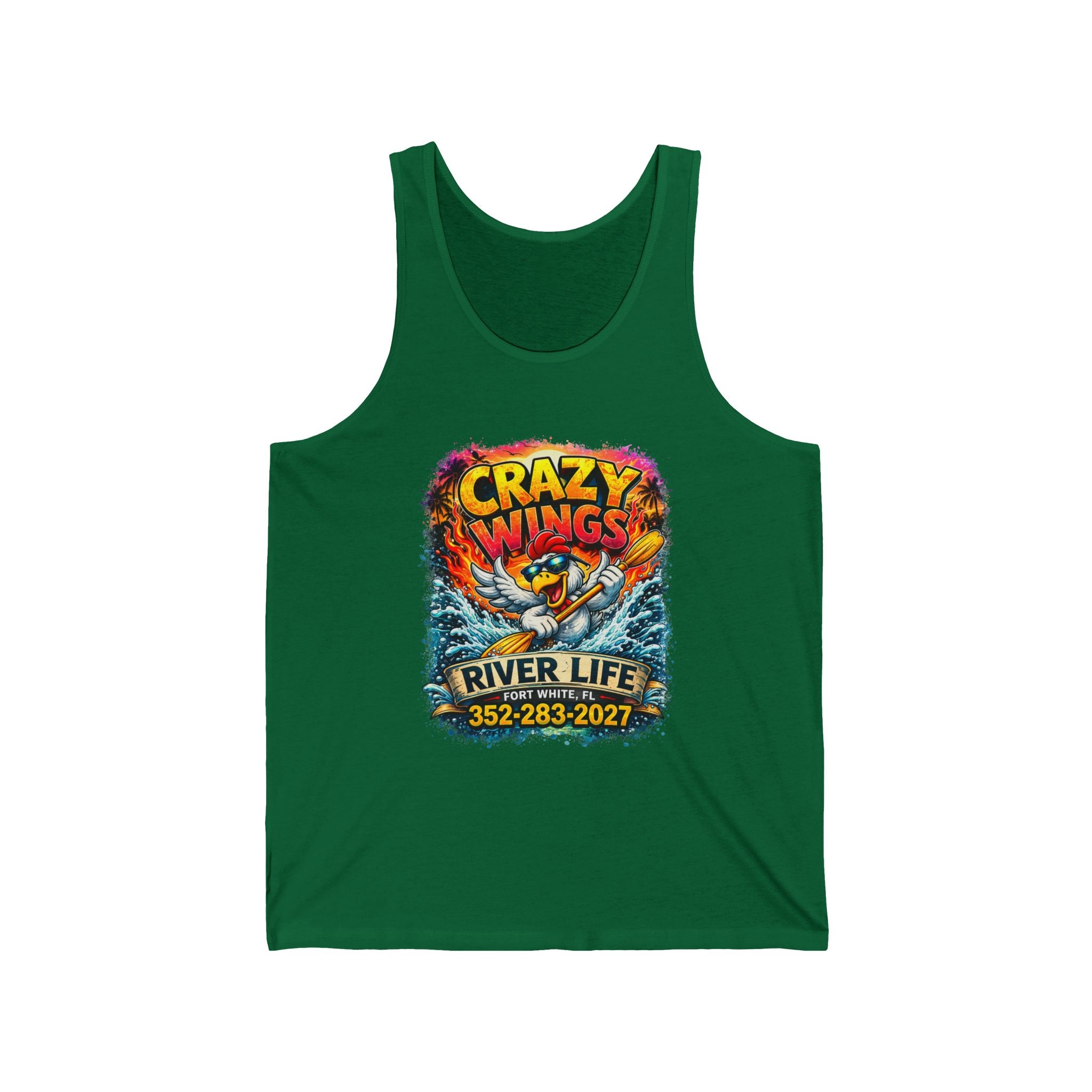 The Cheri | Crazy Wings x River Life Ladies Tank – Fort White FL Springs Vibe |