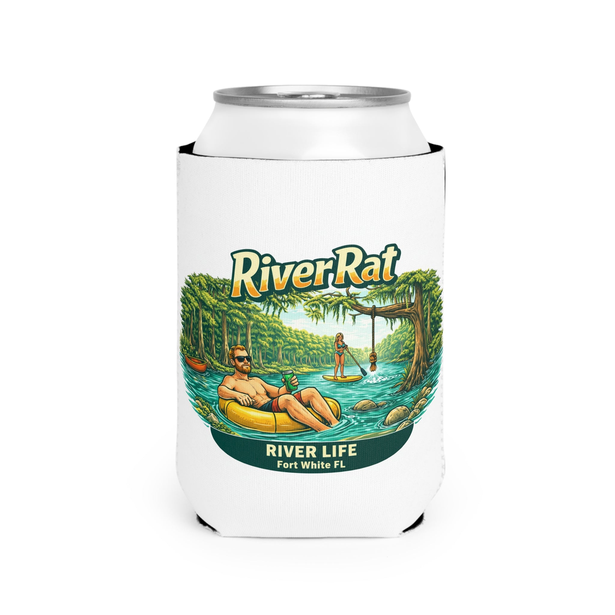 River Life Beer Can Cozy – Fort White, FL | Keep It Cold on the Ichetucknee & Santa Fe