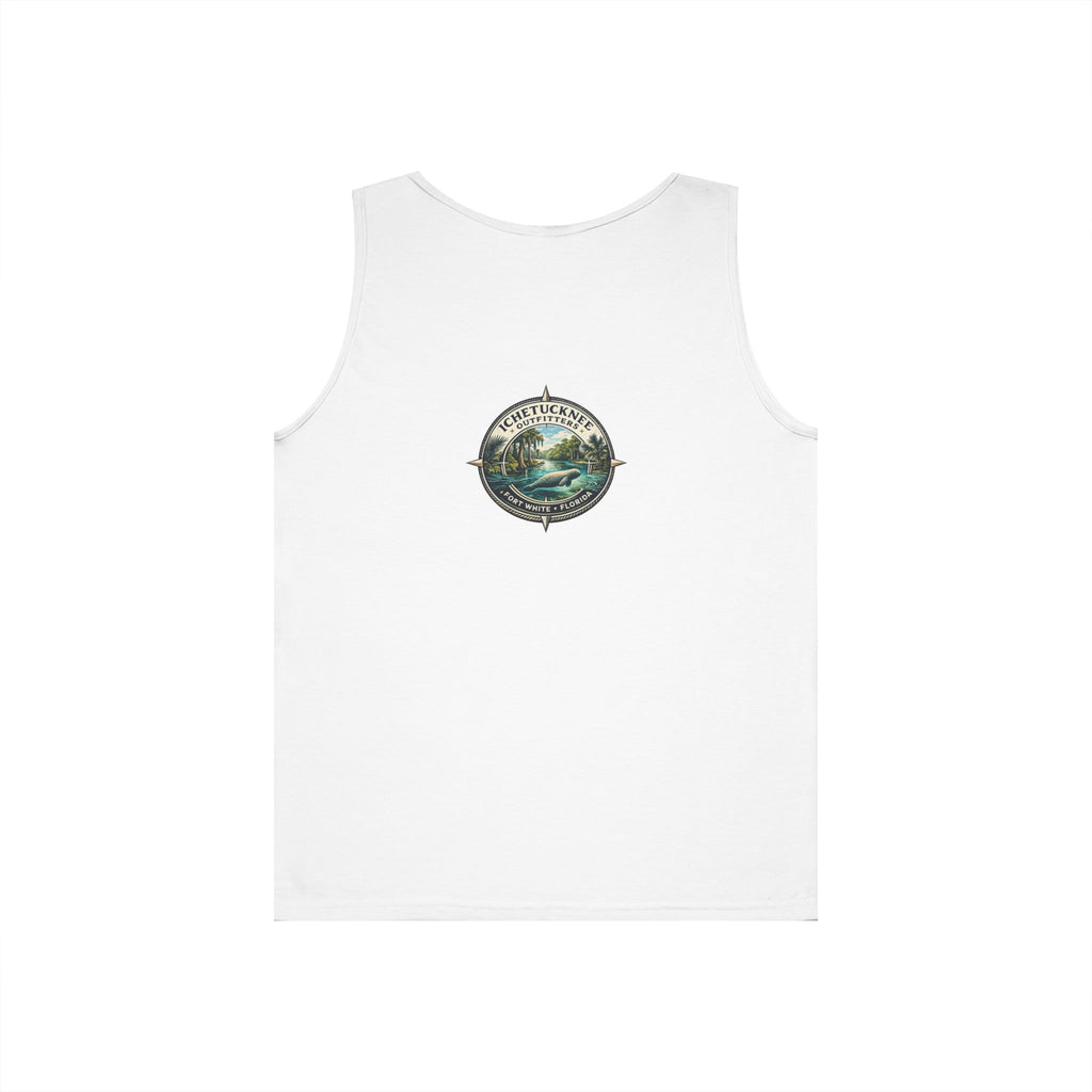 River Rat Kayak Tank Top — Vintage River Fishing Outdoor Graphic
