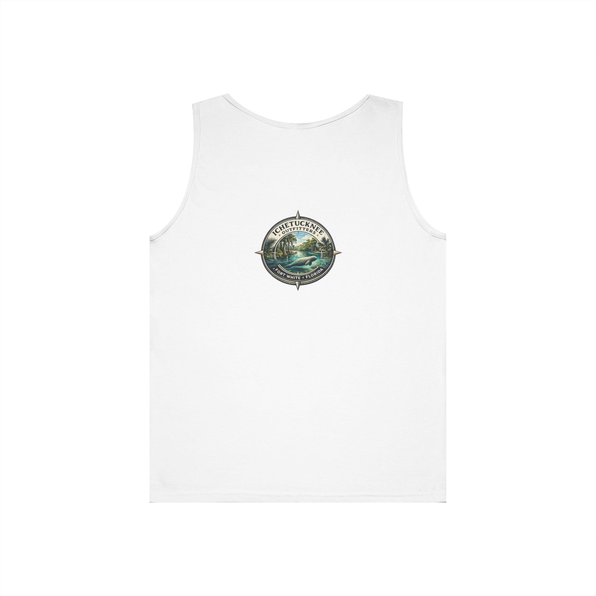 River Rat Kayak Tank Top — Vintage River Fishing Outdoor Graphic