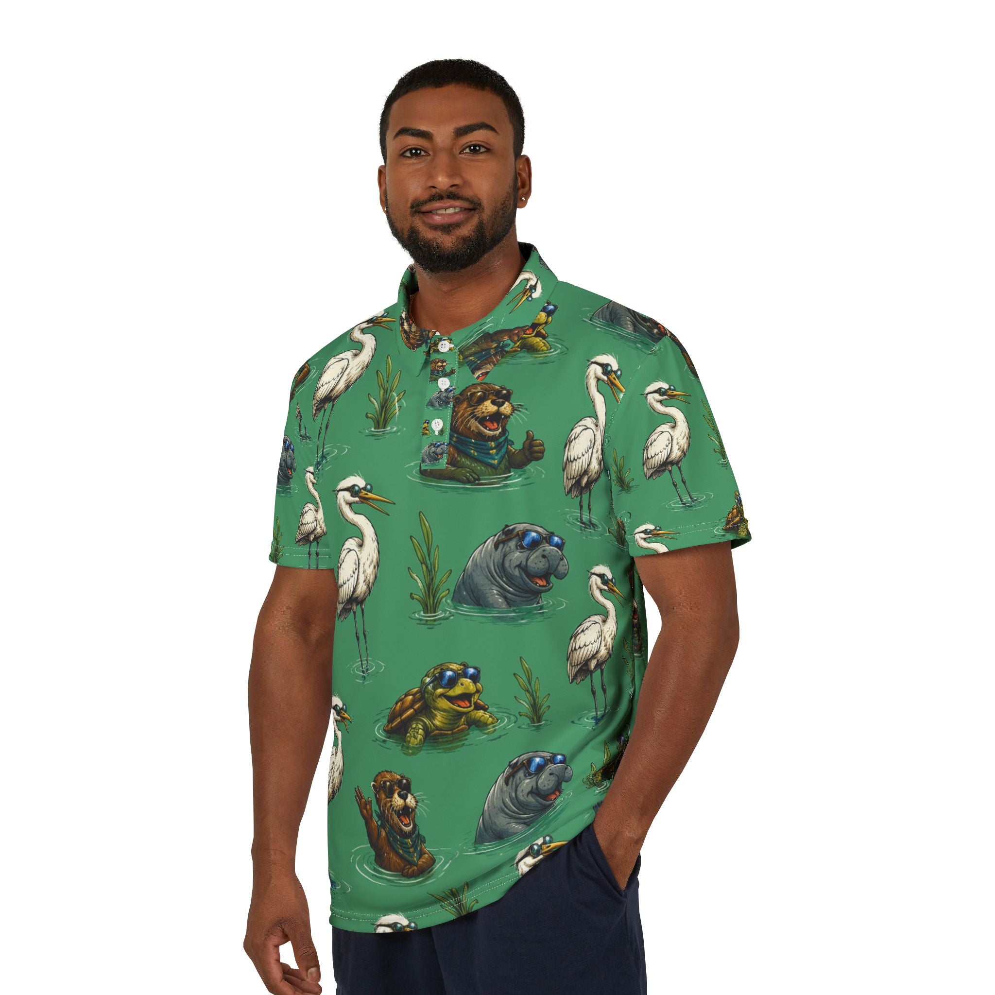 River Rat Gang™ All-Over Print Polo | Ichetucknee Outfitters – Fort White