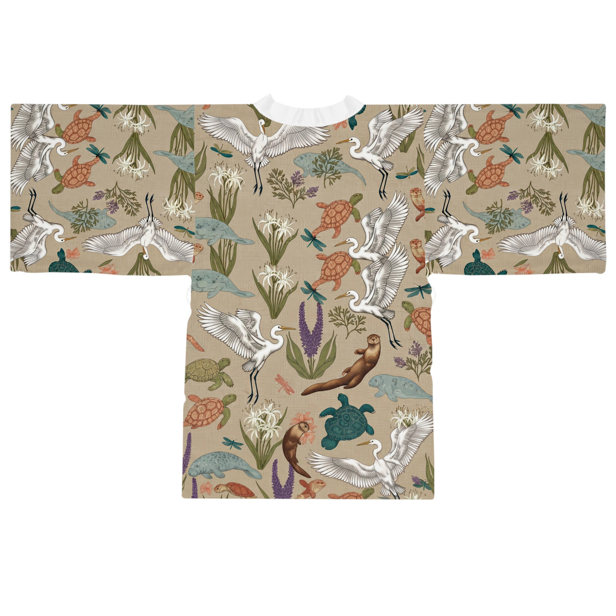 River House Coffee Time — All-Over-Print Relaxed Wrap