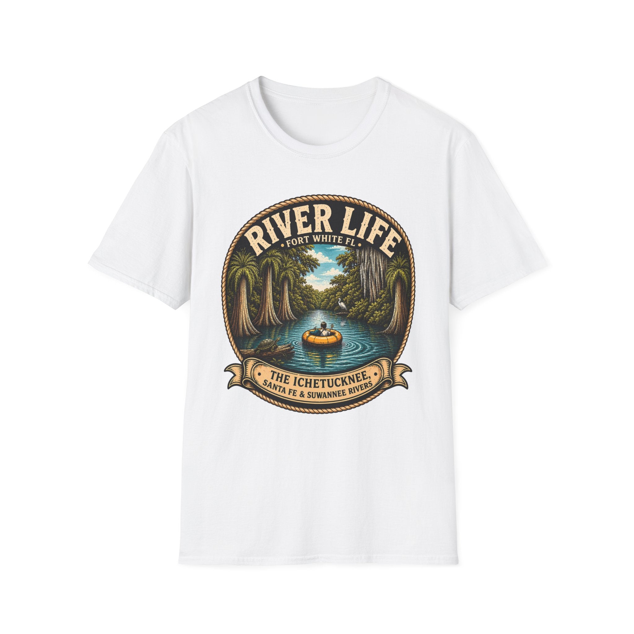 River Life Fort White Mens T-Shirt — The Keene