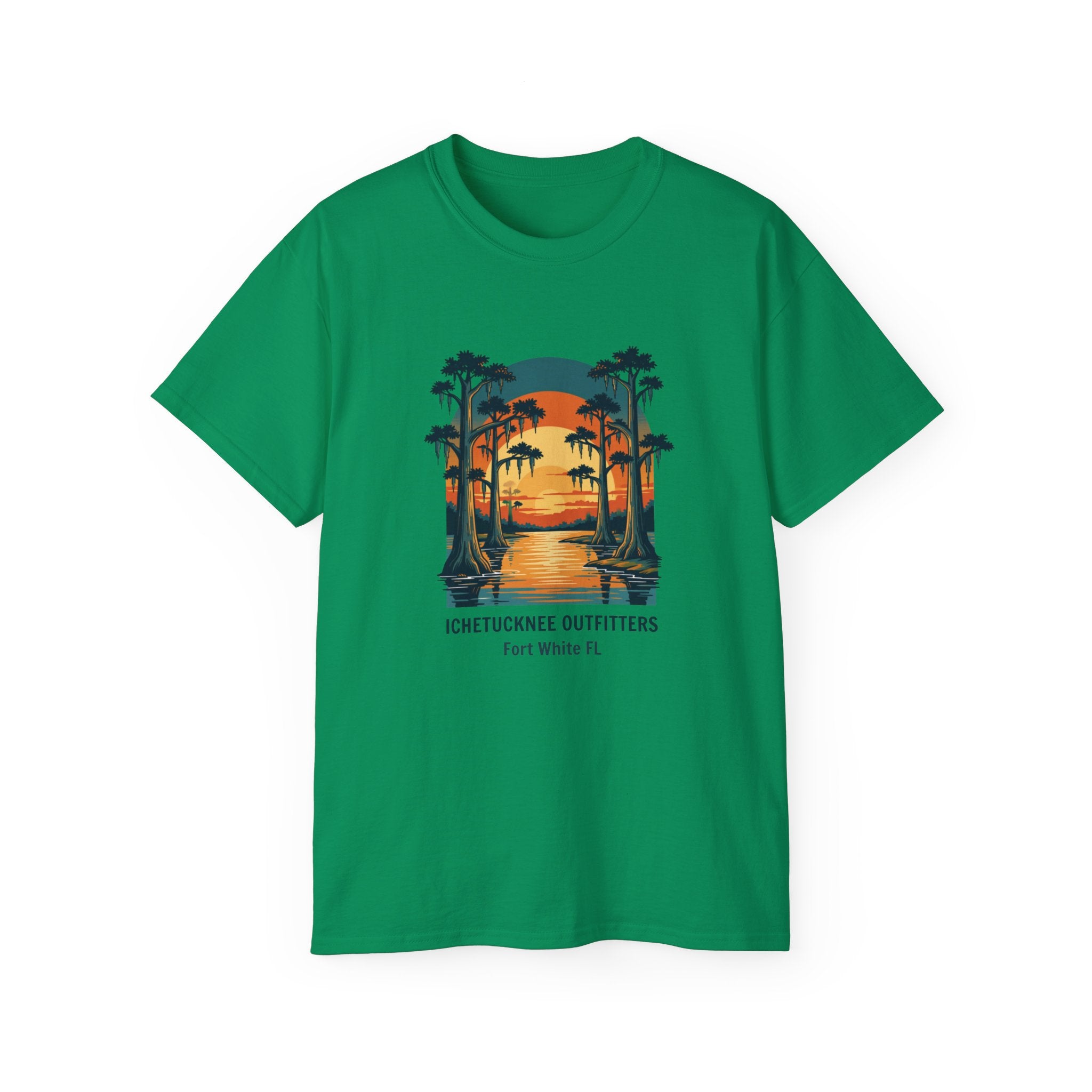River Sunset Tee — Cypress & Springs Graphic | Fort White, FL