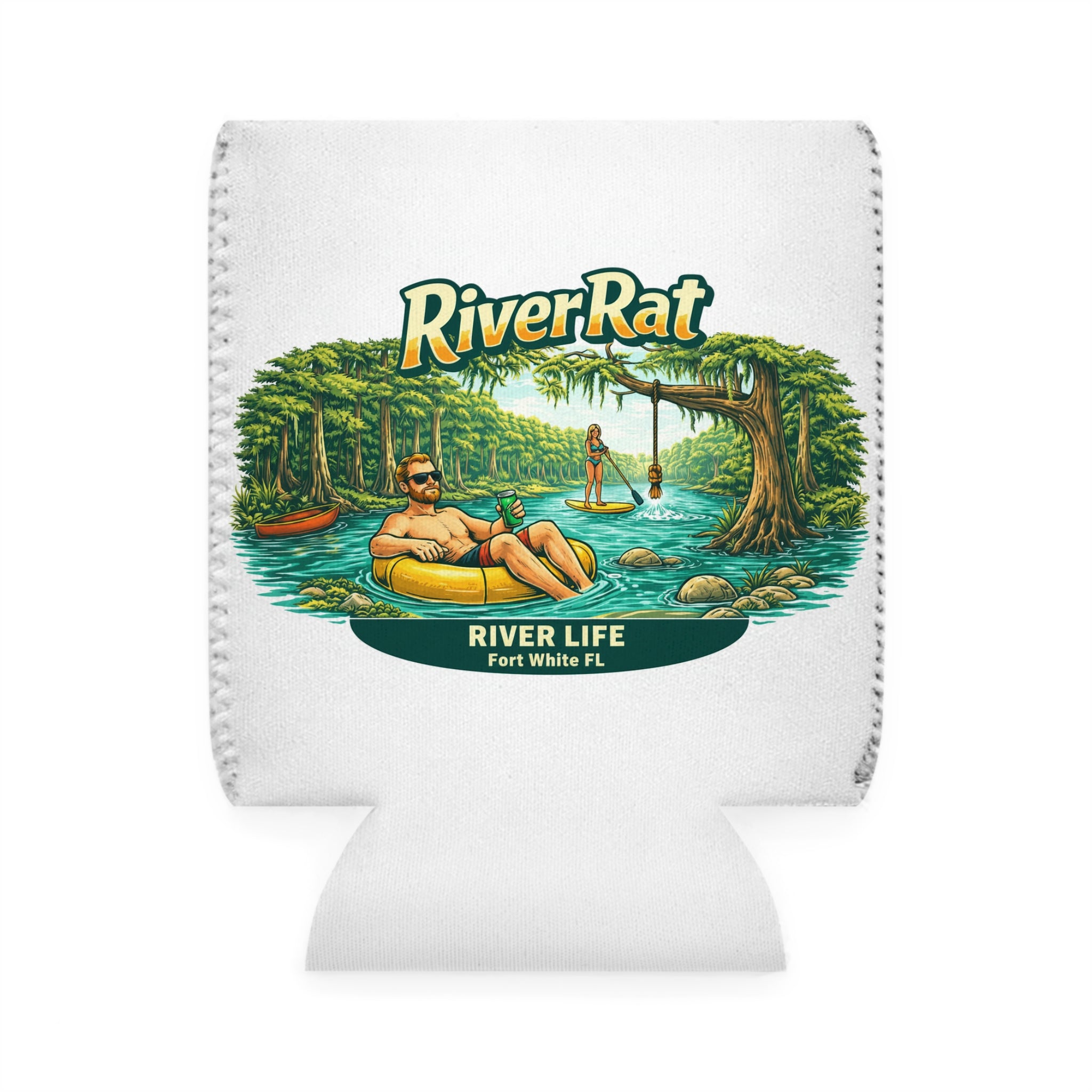 River Life Beer Can Cozy – Fort White, FL | Keep It Cold on the Ichetucknee & Santa Fe