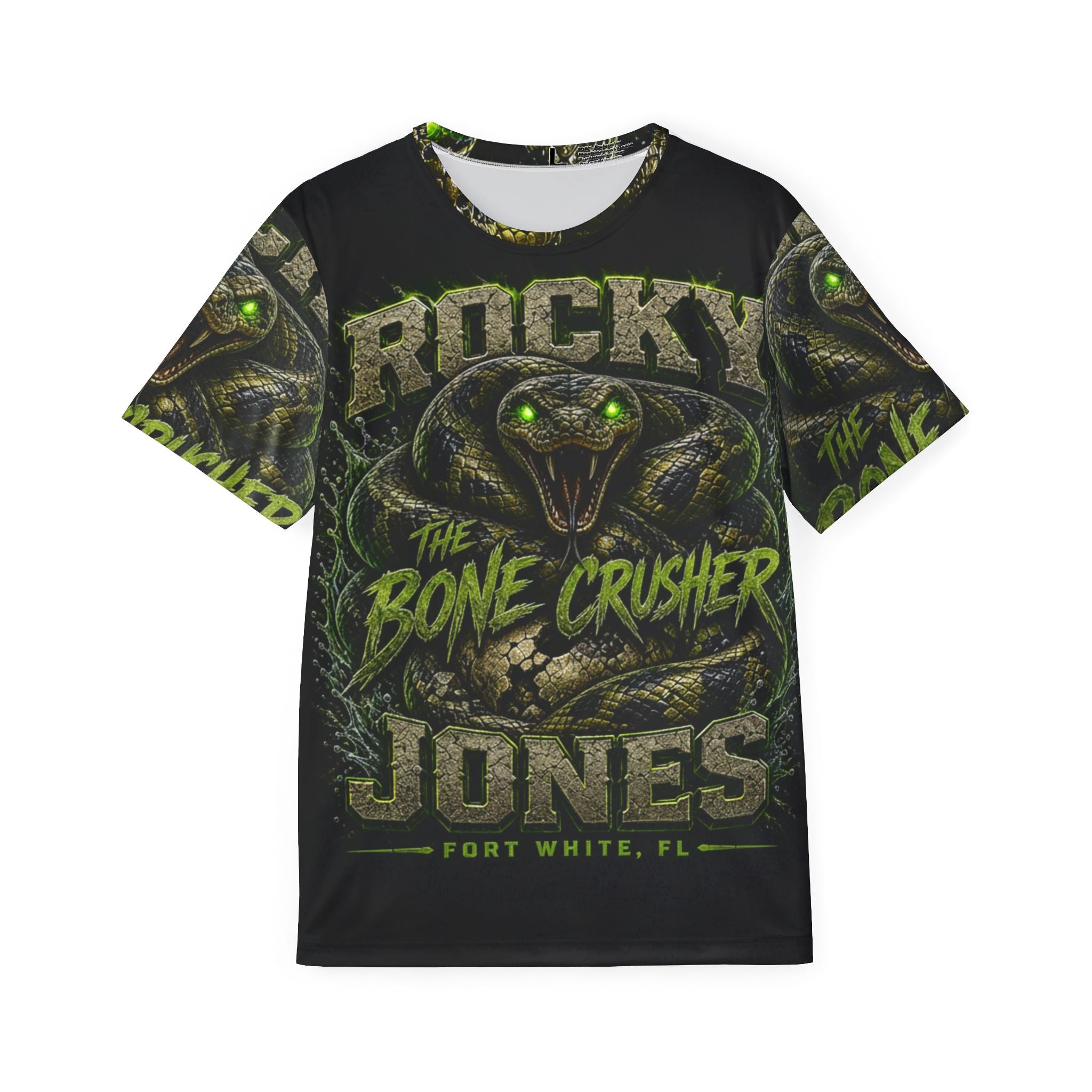 Rocky Jones "The Bone Crusher" – Custom AOP Walkout Shirt | Fort White, FL