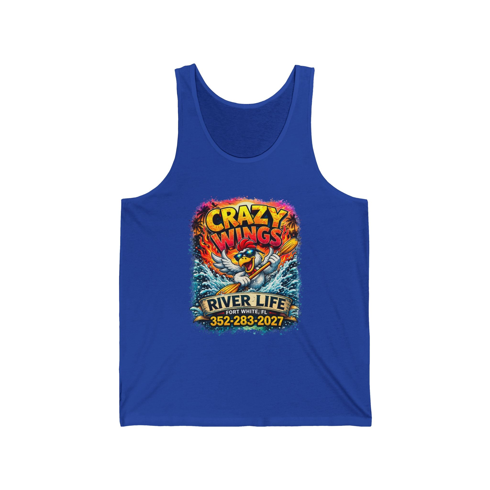 The Cheri | Crazy Wings x River Life Ladies Tank – Fort White FL Springs Vibe |