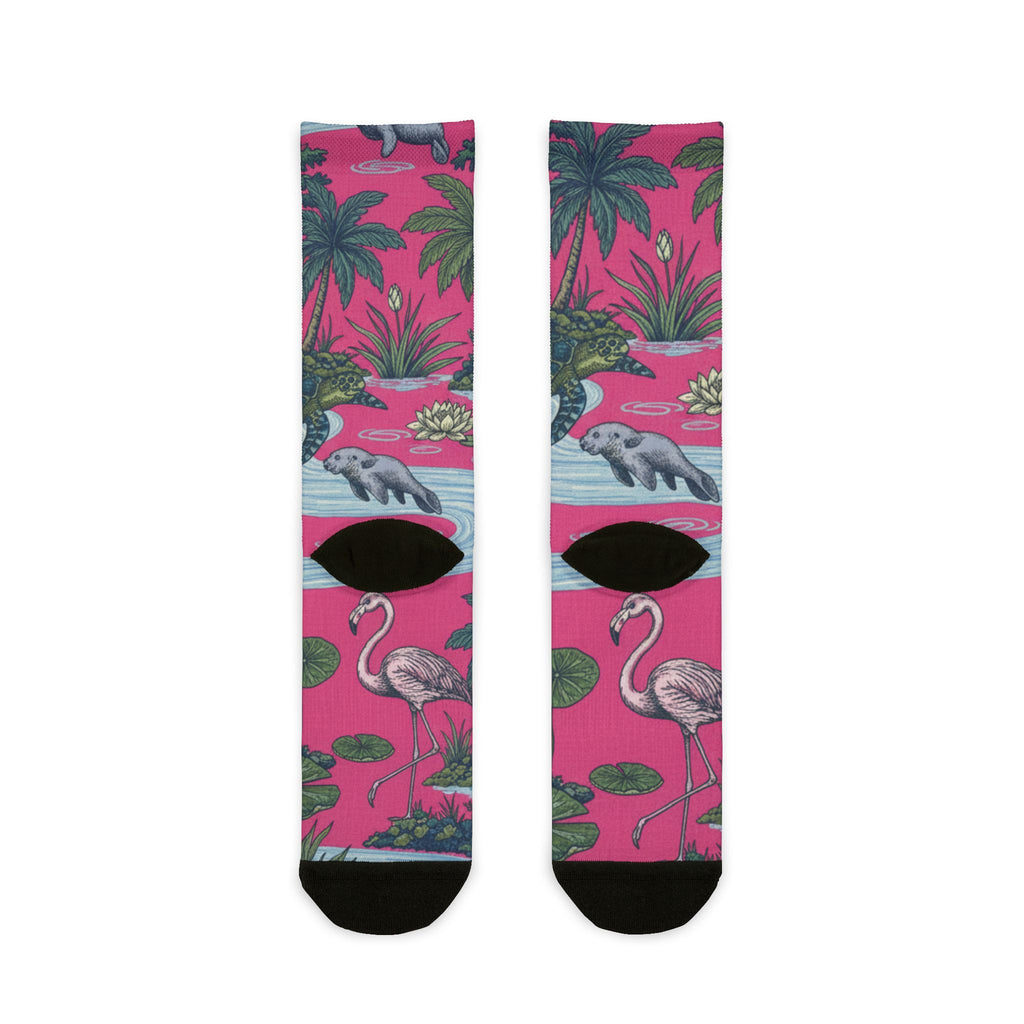 North Florida River Socks — Florida Springs Wildlife All-Over Print | Fort White, FL