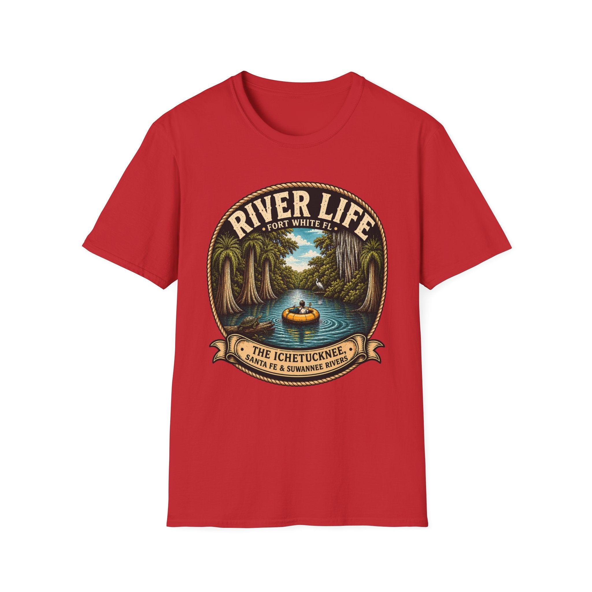 River Life Fort White Mens T-Shirt — The Keene