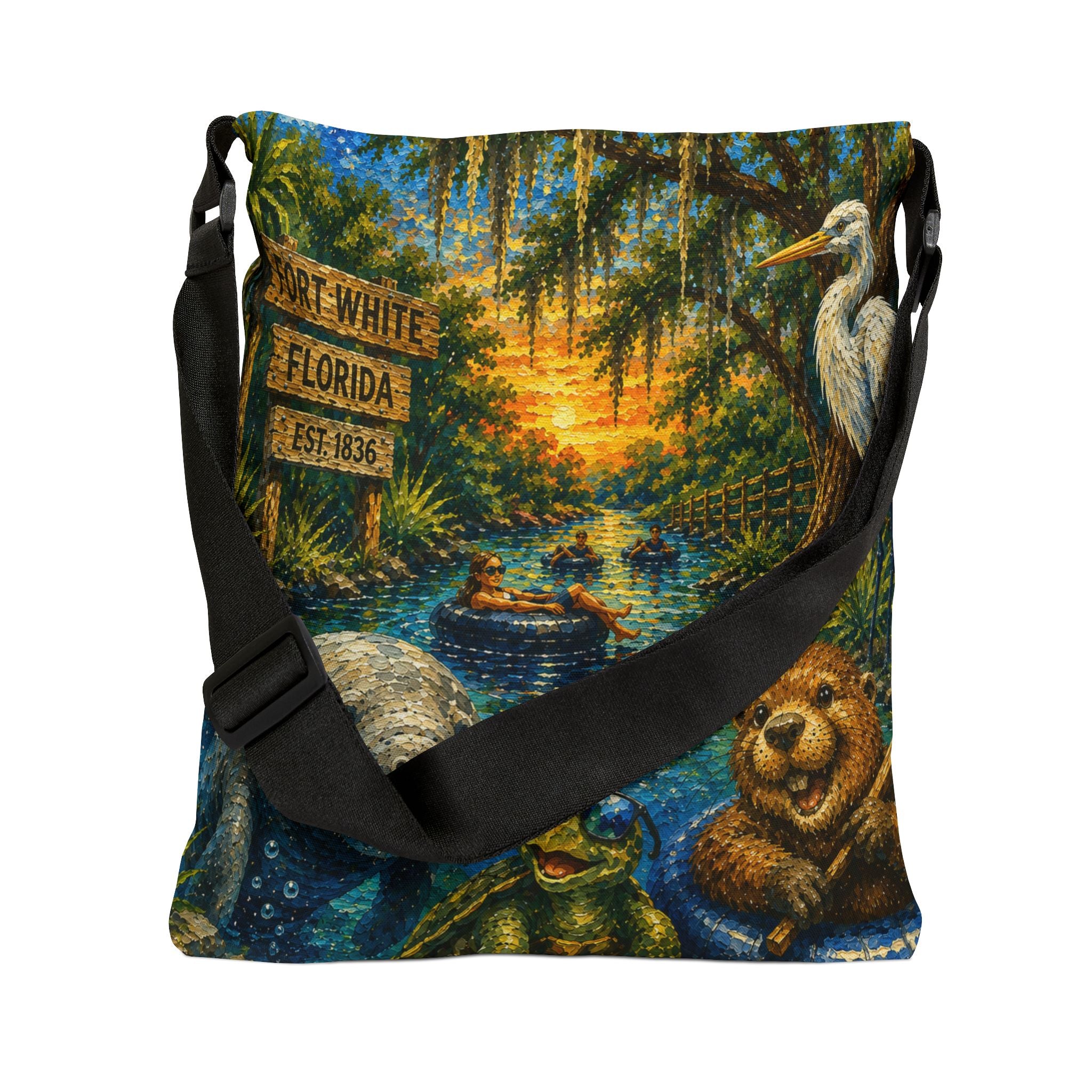 River Rat Gang – All-Over Print Tote Bag | Fort White, Florida