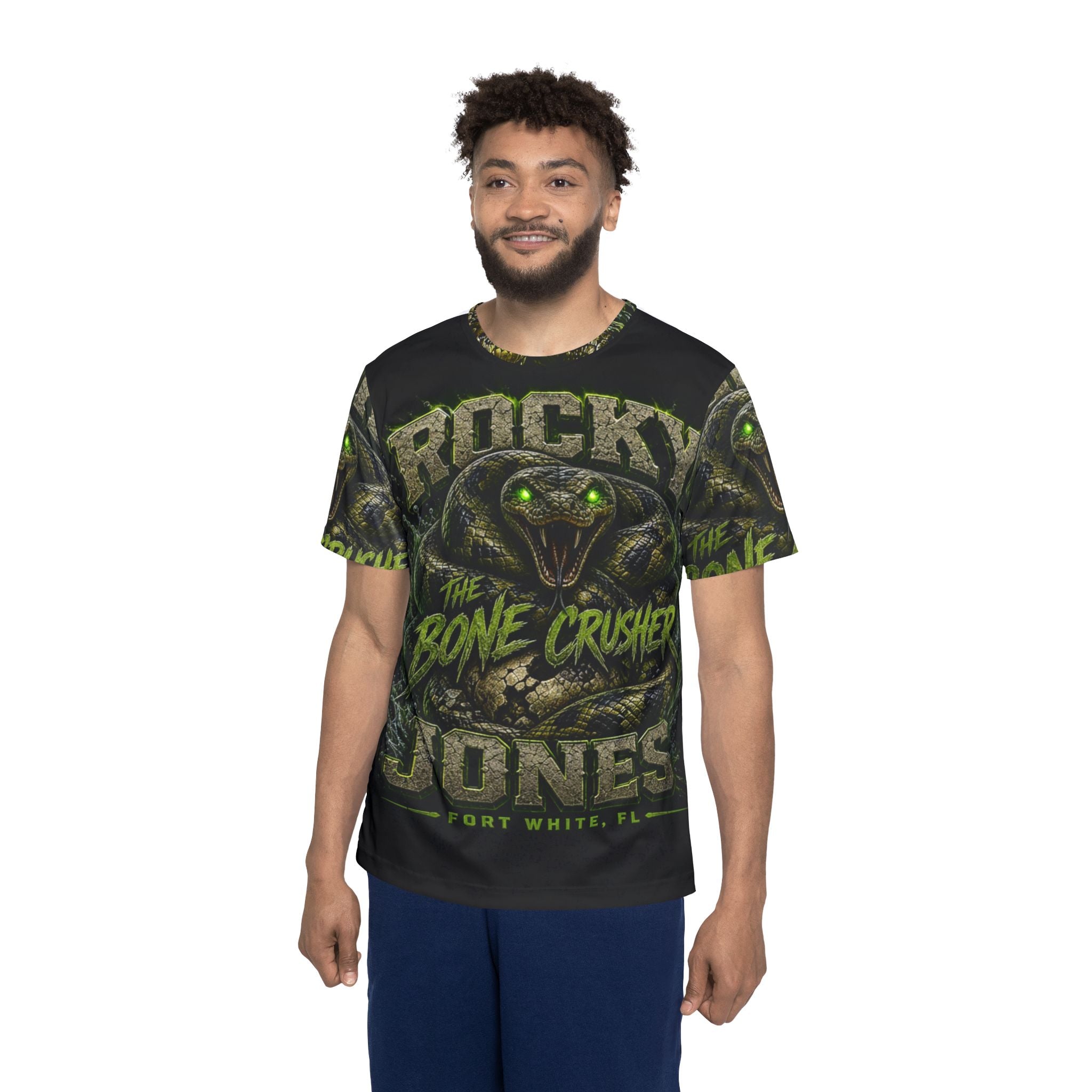 Rocky Jones "The Bone Crusher" – Custom AOP Walkout Shirt | Fort White, FL