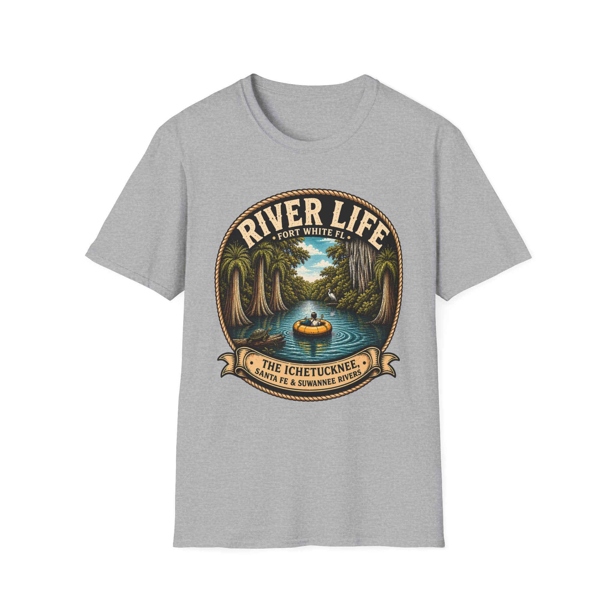 River Life Fort White Mens T-Shirt — The Keene