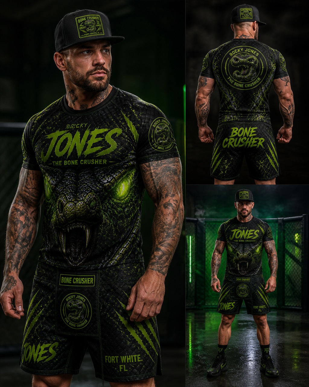 Rocky Jones "The Bone Crusher" – Custom AOP Walkout Shirt | Fort White, FL